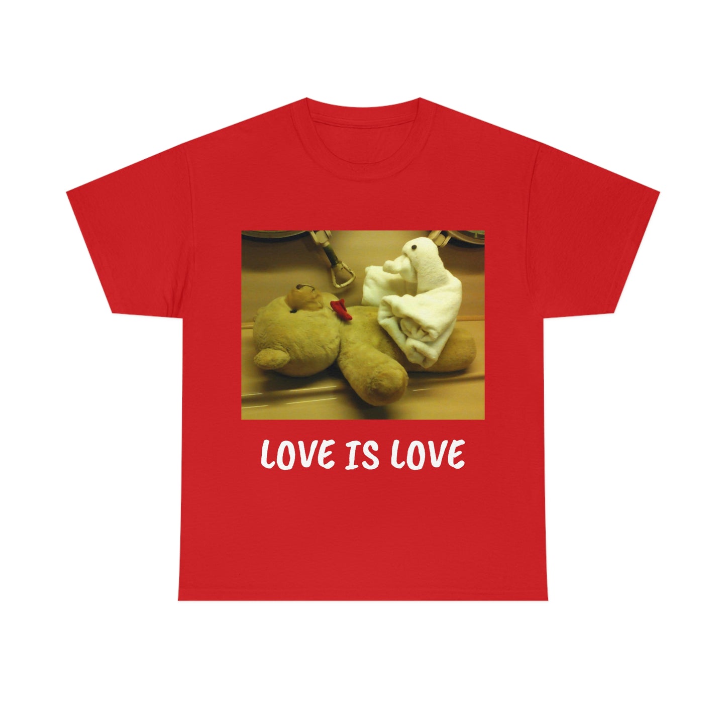 LOVE IS LOVE Unisex Heavy Cotton Tee