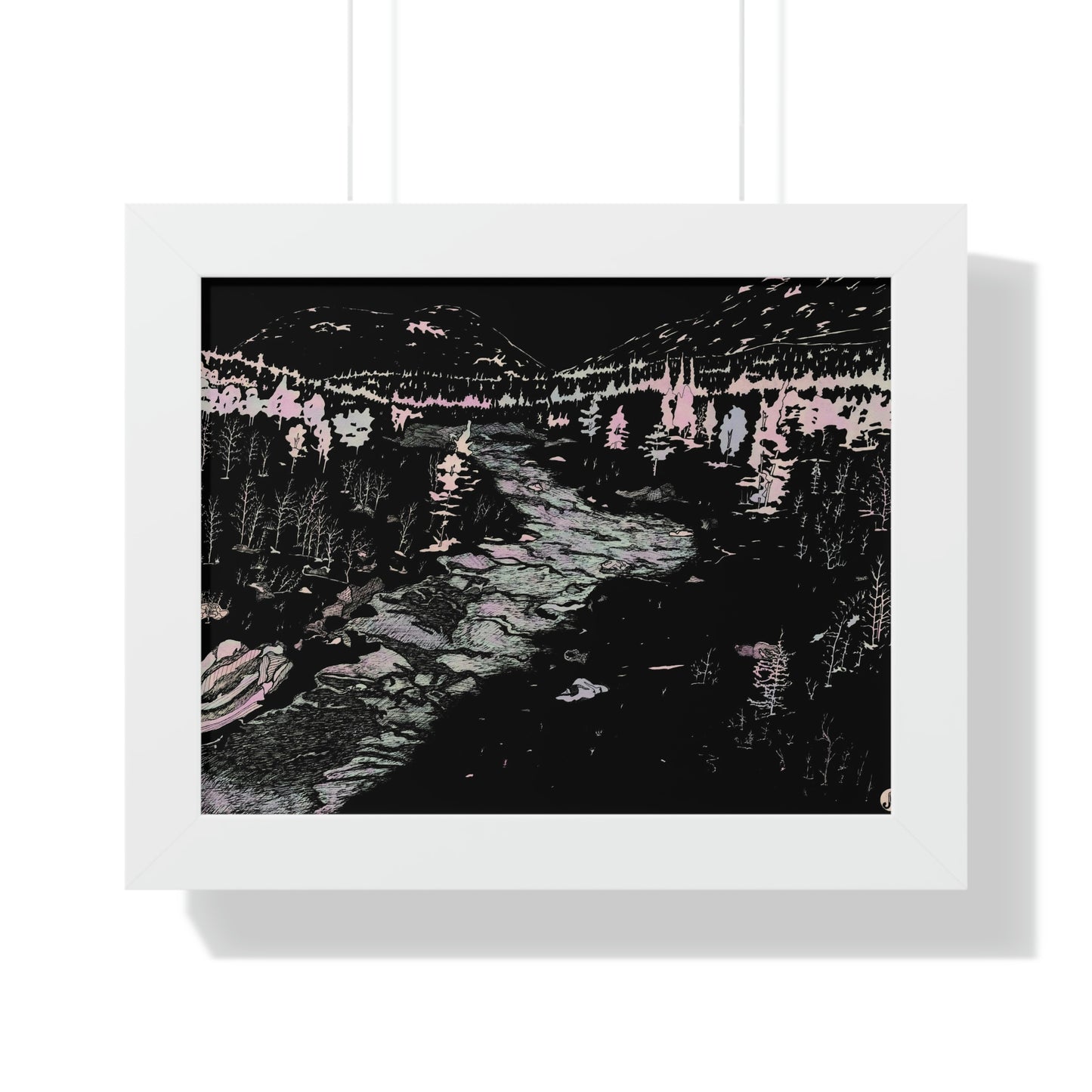 WONDERLUST Framed Horizontal Poster