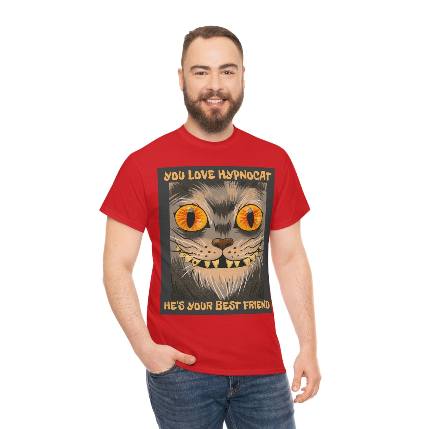 YOU LOVE HYPNOCAT Unisex Heavy Cotton Tee