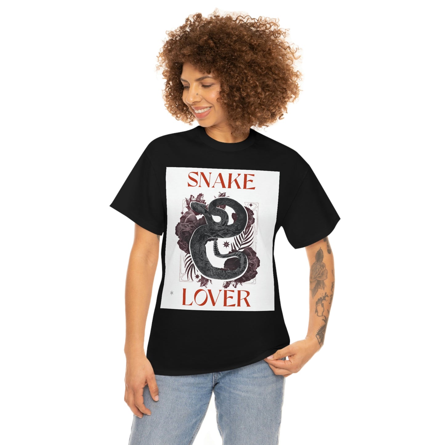 SNAKE LOVER Unisex Heavy Cotton Tee