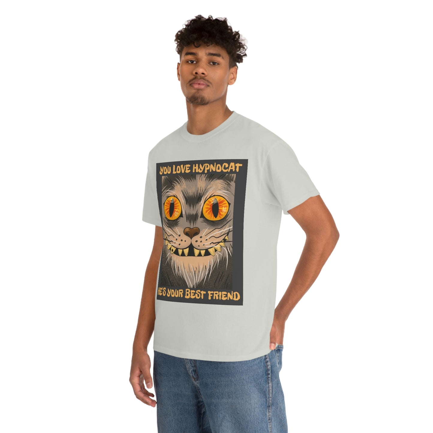 YOU LOVE HYPNOCAT Unisex Heavy Cotton Tee