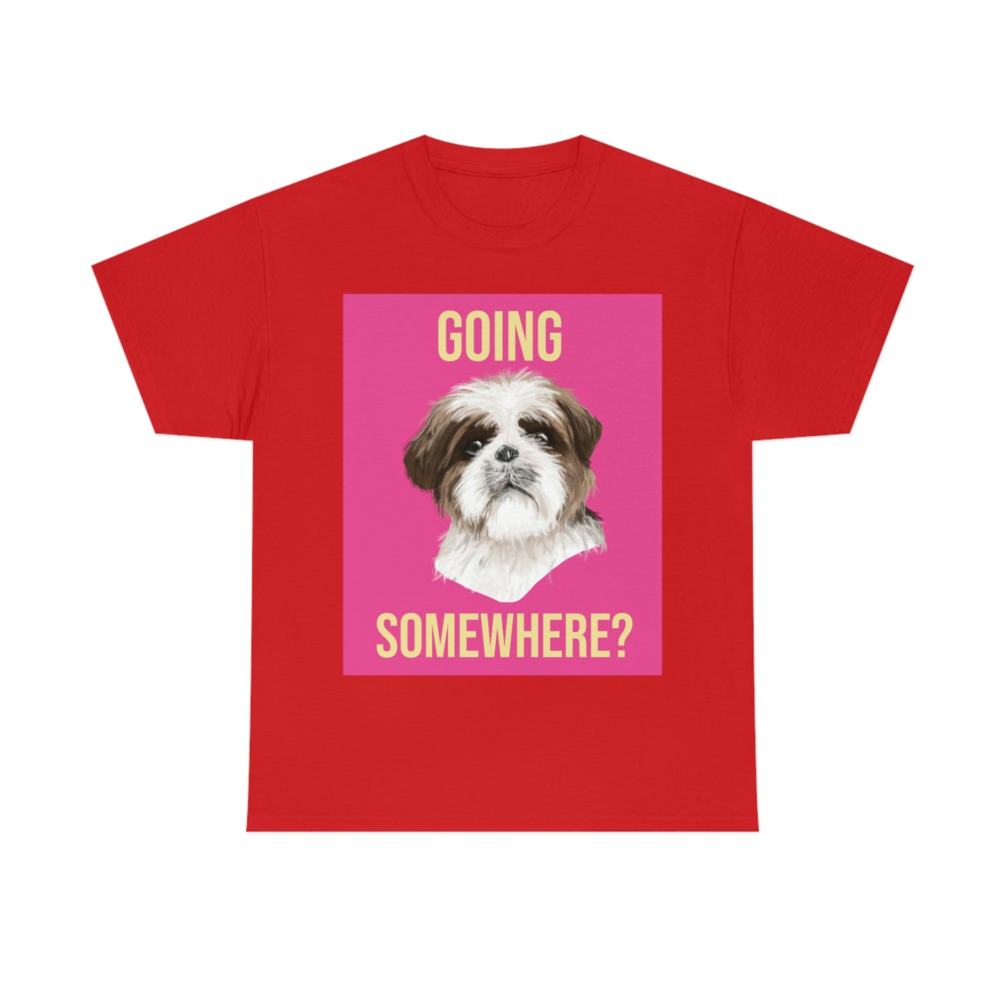 GOING SOMEWHERE? Unisex Heavy Cotton Tee