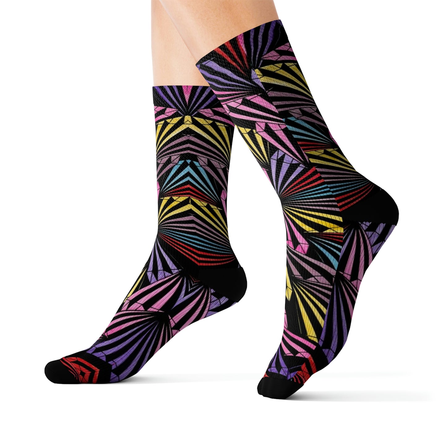 PINWHEEL Sublimation Socks