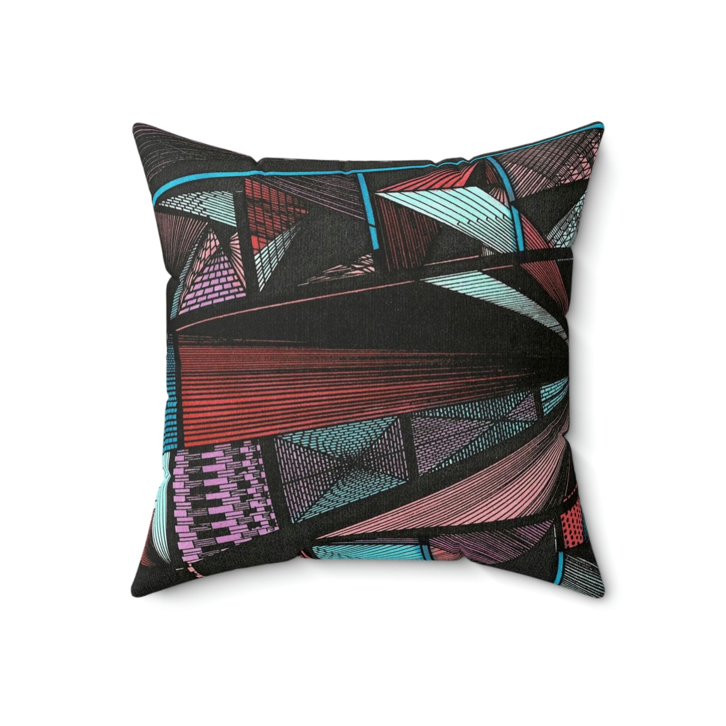DUO MEGALOPOLIS Spun Polyester Square Pillow