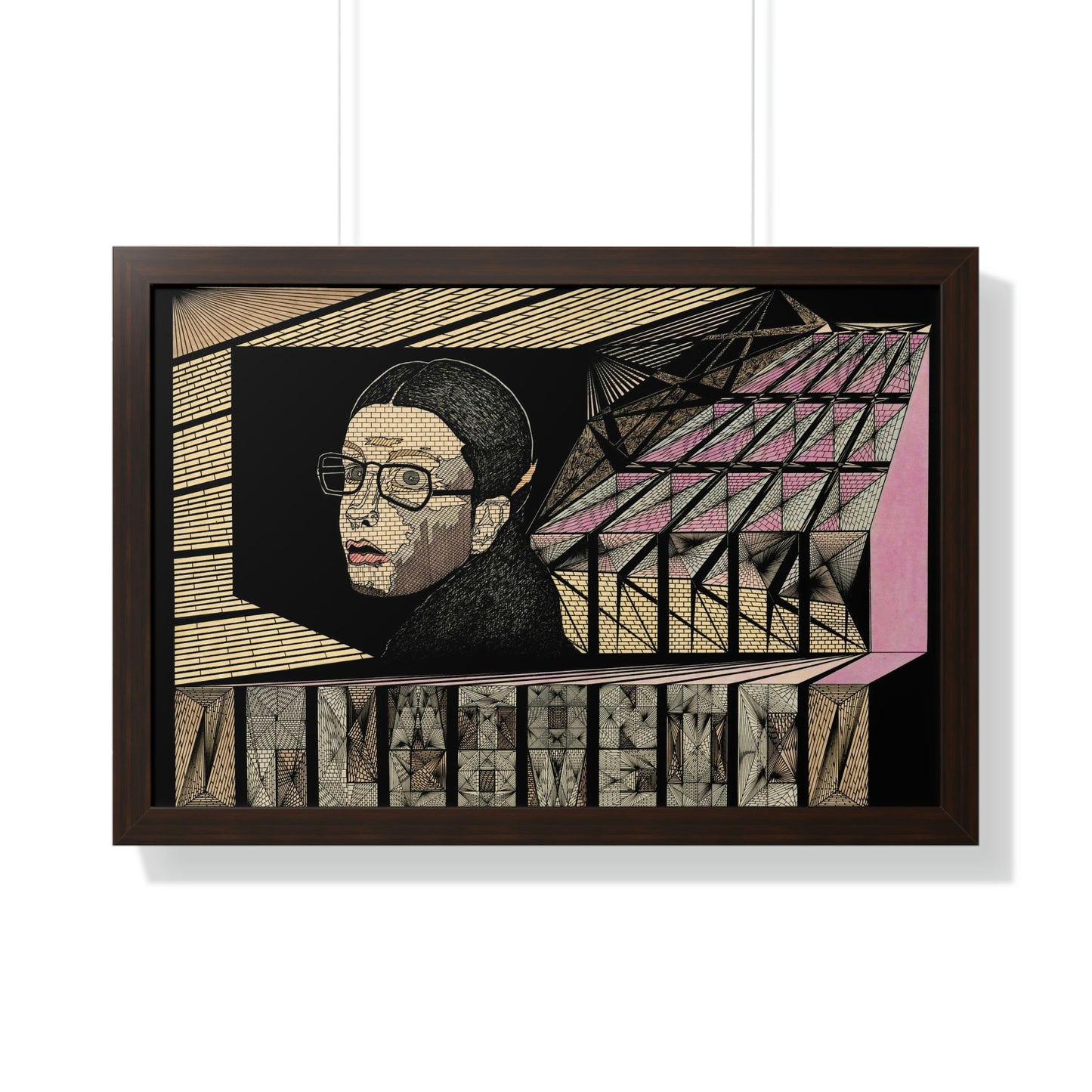 PLATONIC LOVE Framed Horizontal Poster