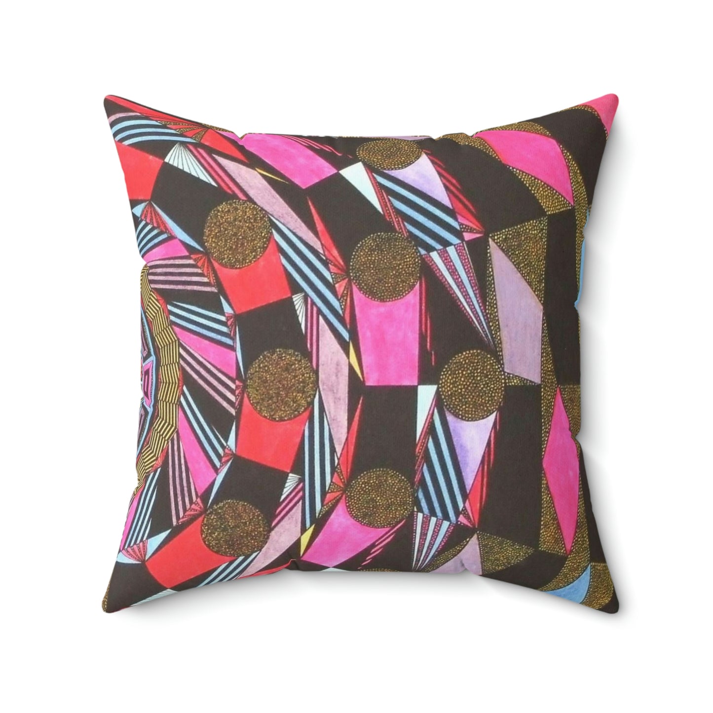 ABSTRACT COLONNADE Spun Polyester Square Pillow
