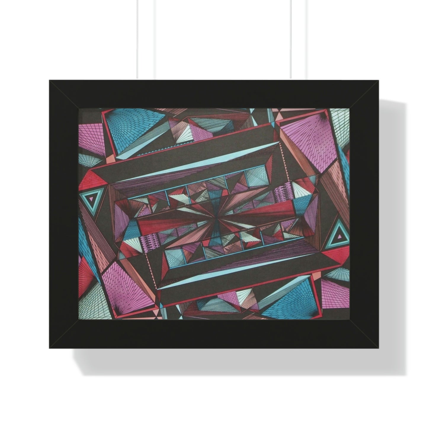 LIGHT DUO MEGALOPOLIS Framed Horizontal Poster