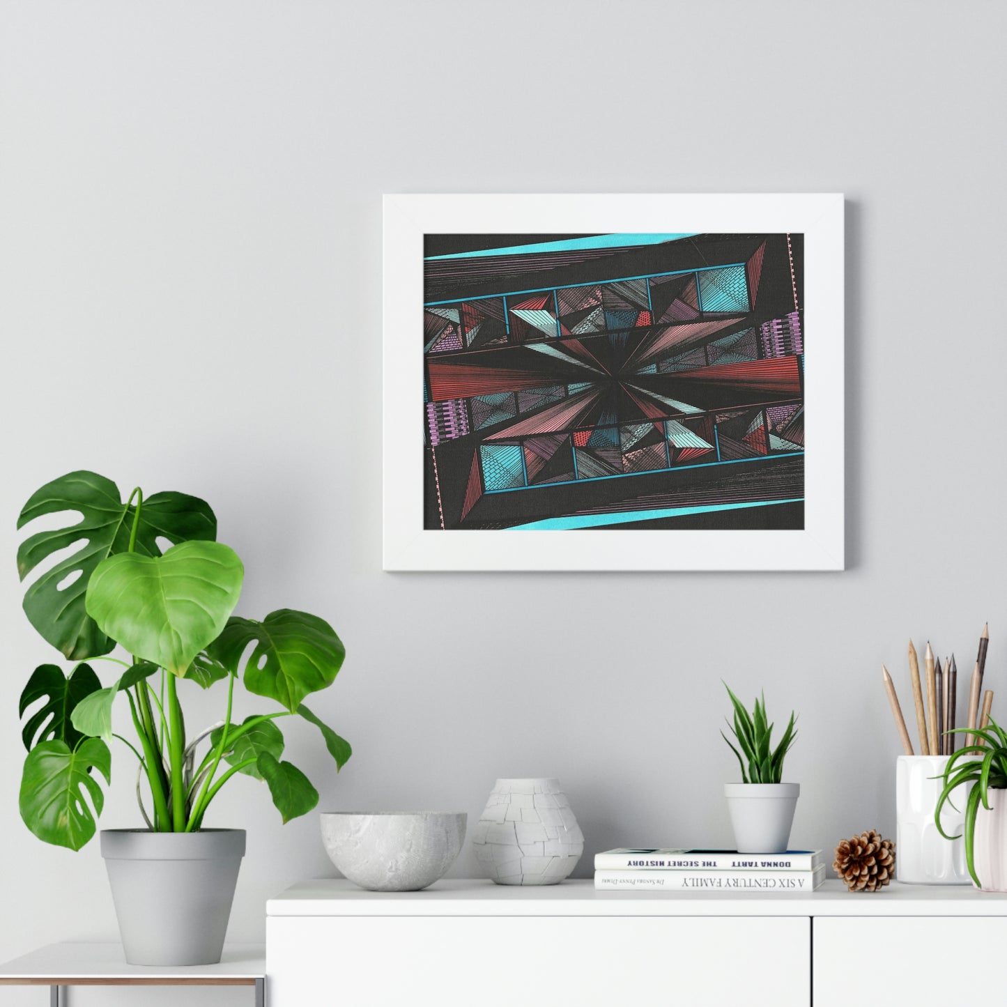 DUO MEGALOPOLIS Framed Horizontal Poster
