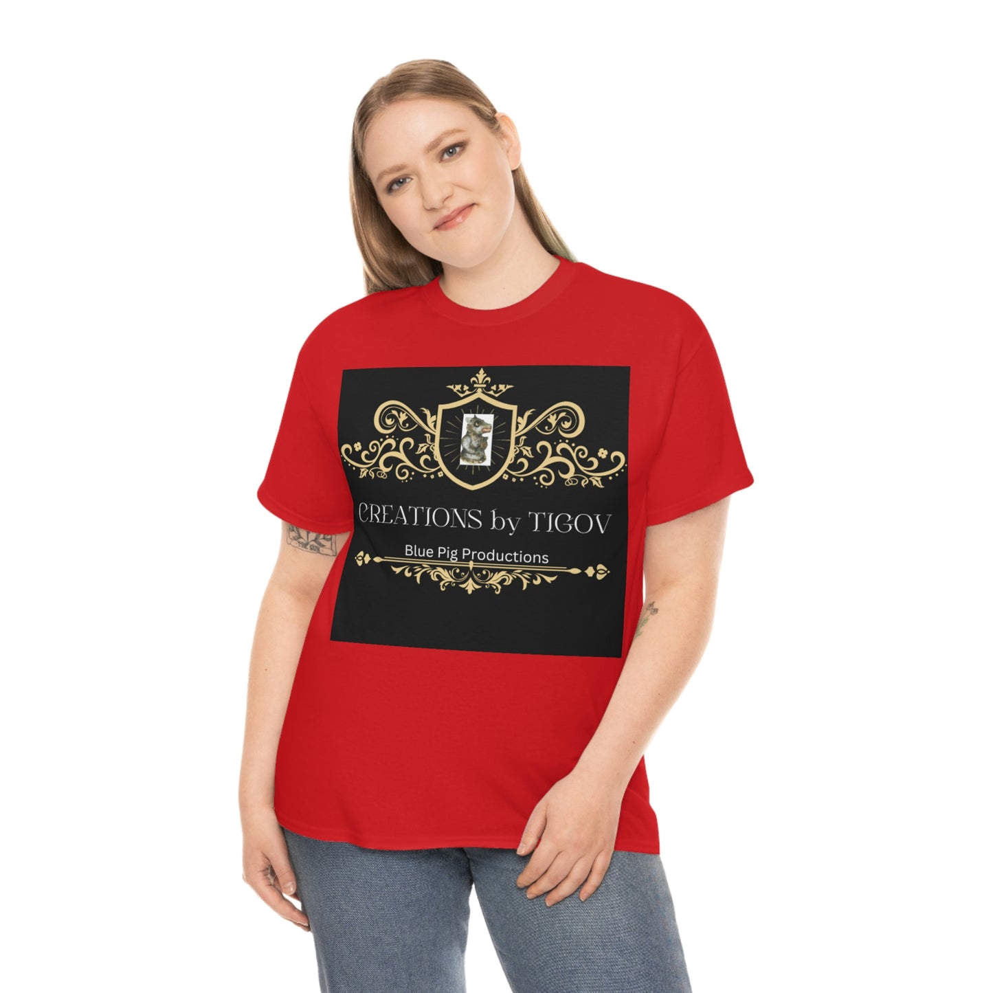 CREATIONS BY TIGOV Unisex Heavy Cotton Tee