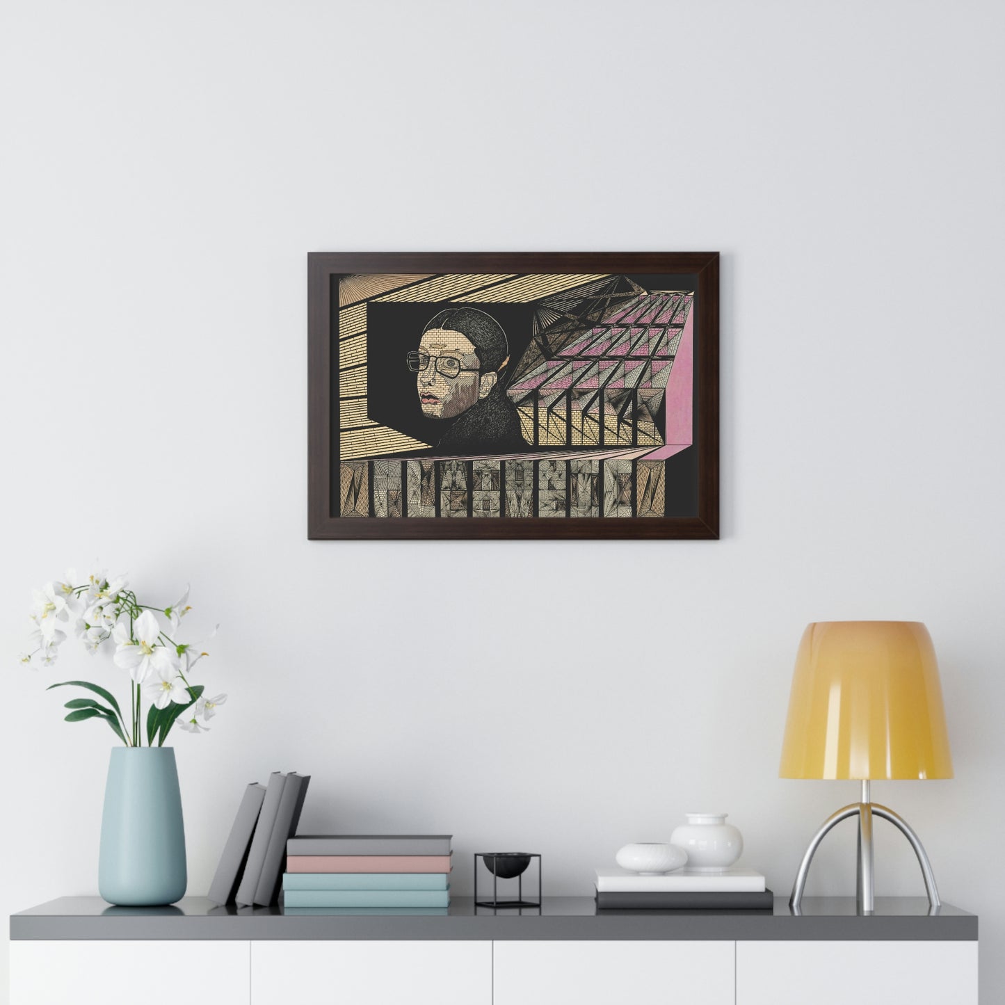 PLATONIC LOVE Framed Horizontal Poster