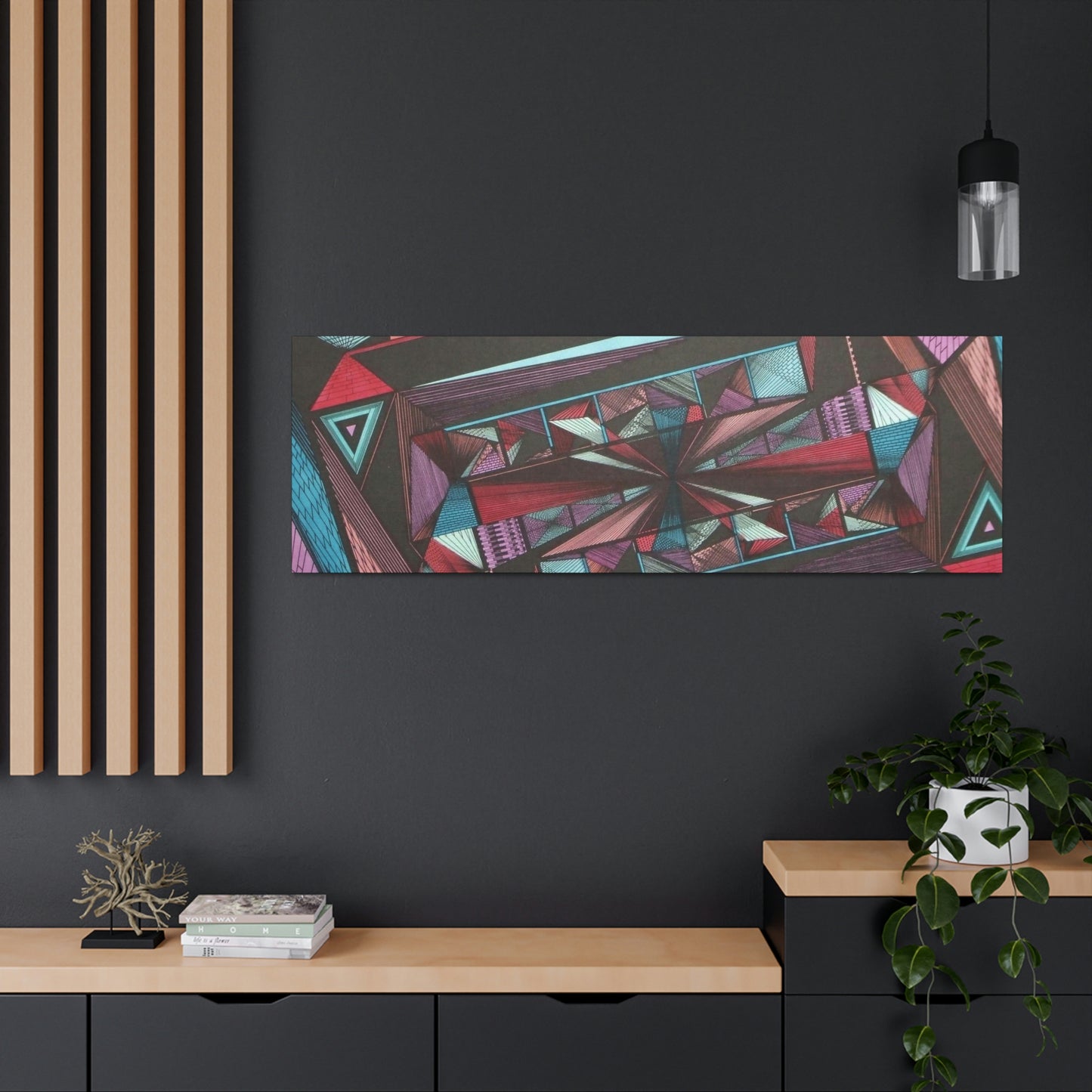 LIGHT DUO MEGALOPOLIS Canvas Gallery Wraps