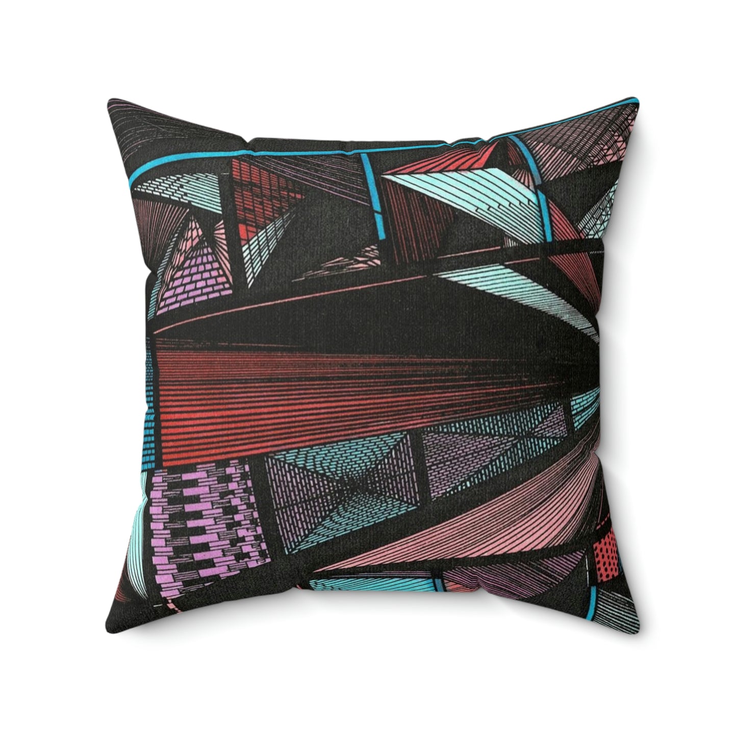 DUO MEGALOPOLIS Spun Polyester Square Pillow