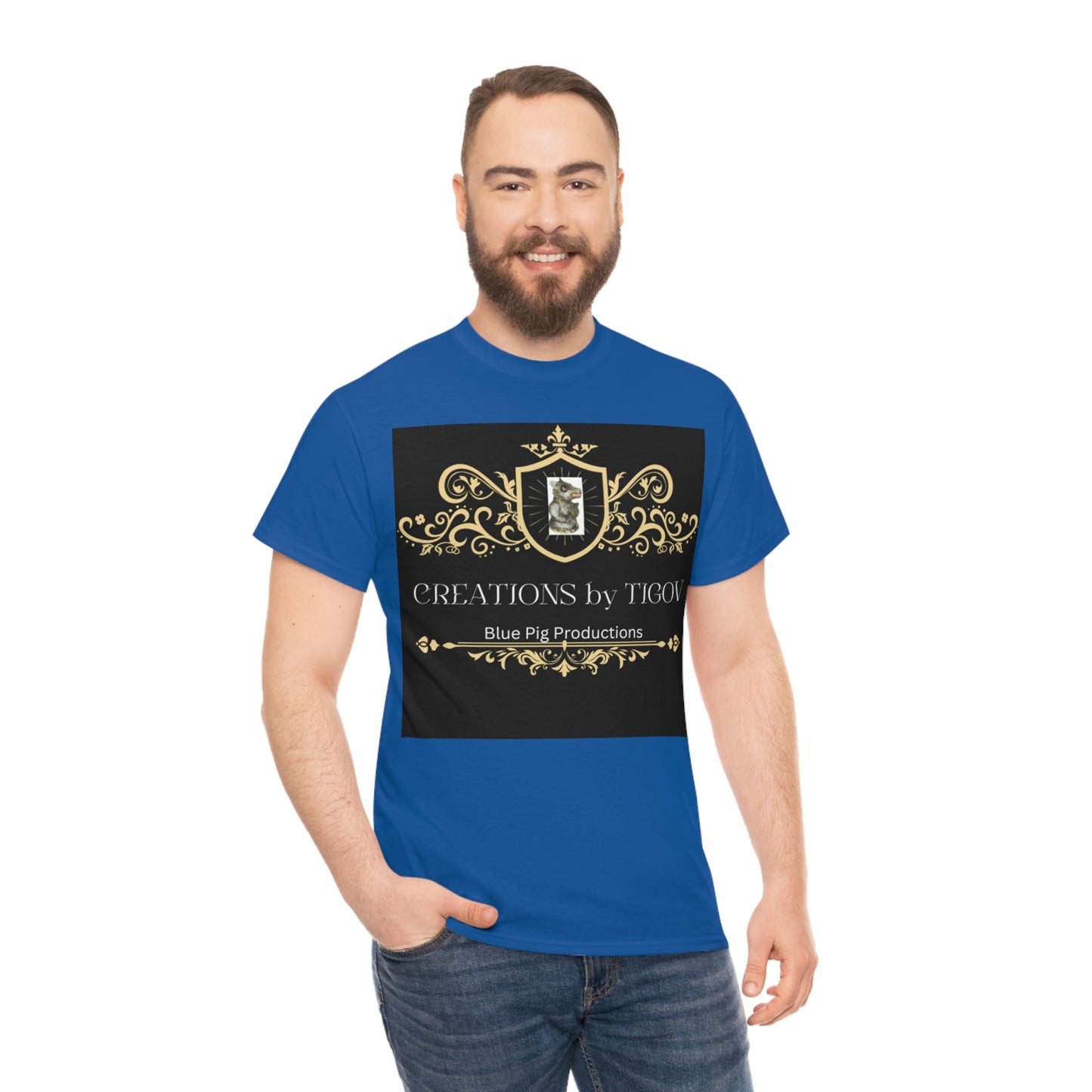 CREATIONS BY TIGOV Unisex Heavy Cotton Tee