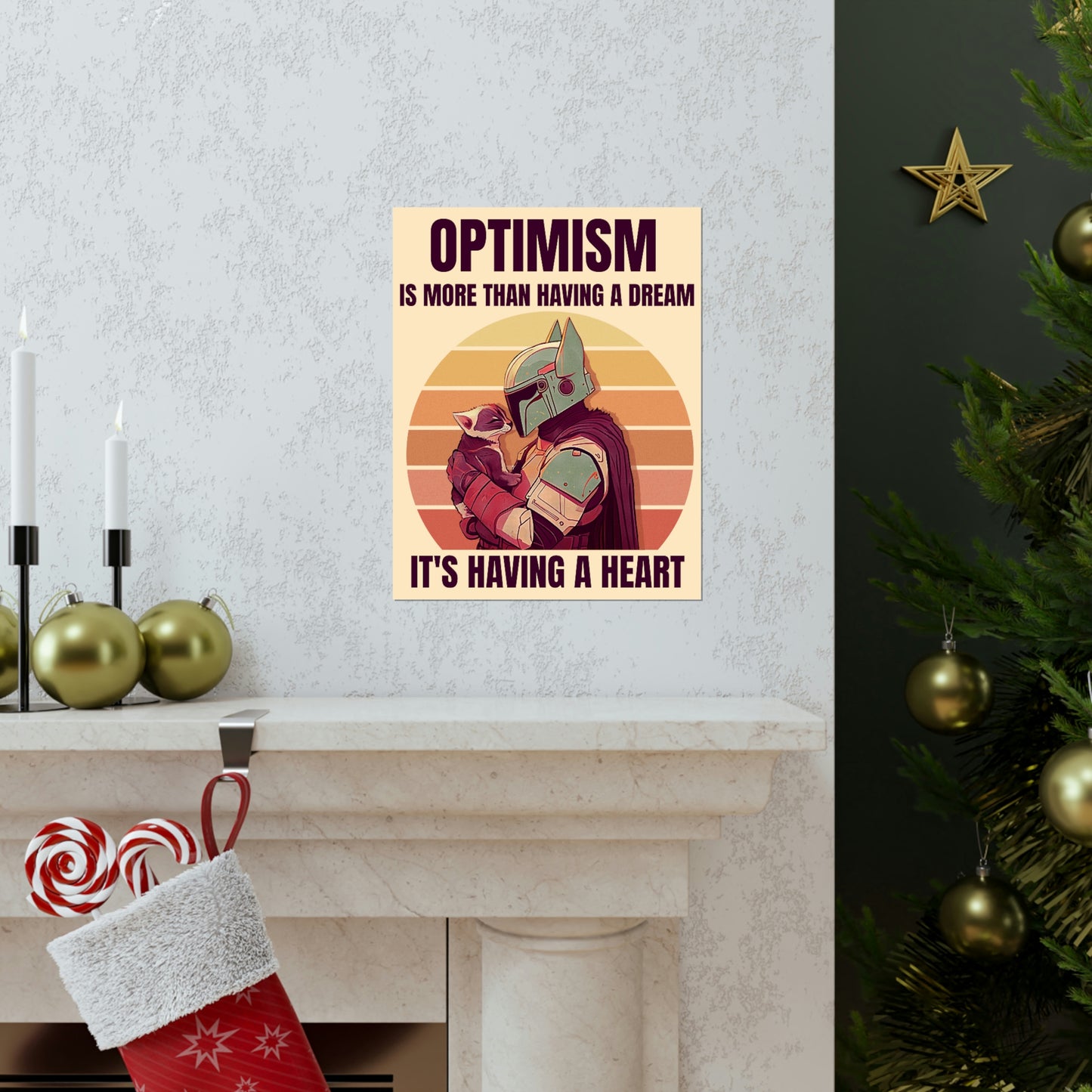 OPTIMISM Premium Matte Vertical Posters