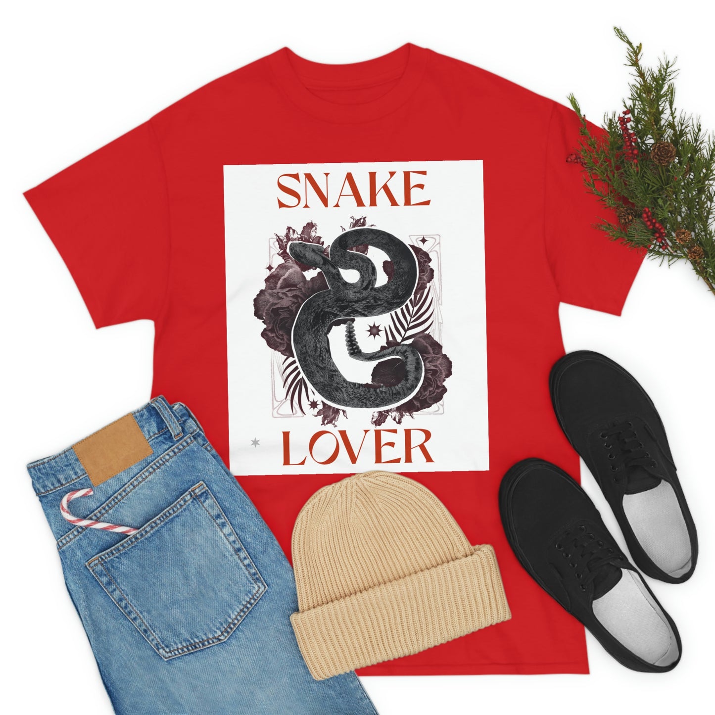 SNAKE LOVER Unisex Heavy Cotton Tee
