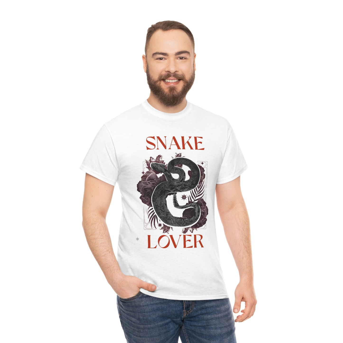 SNAKE LOVER Unisex Heavy Cotton Tee