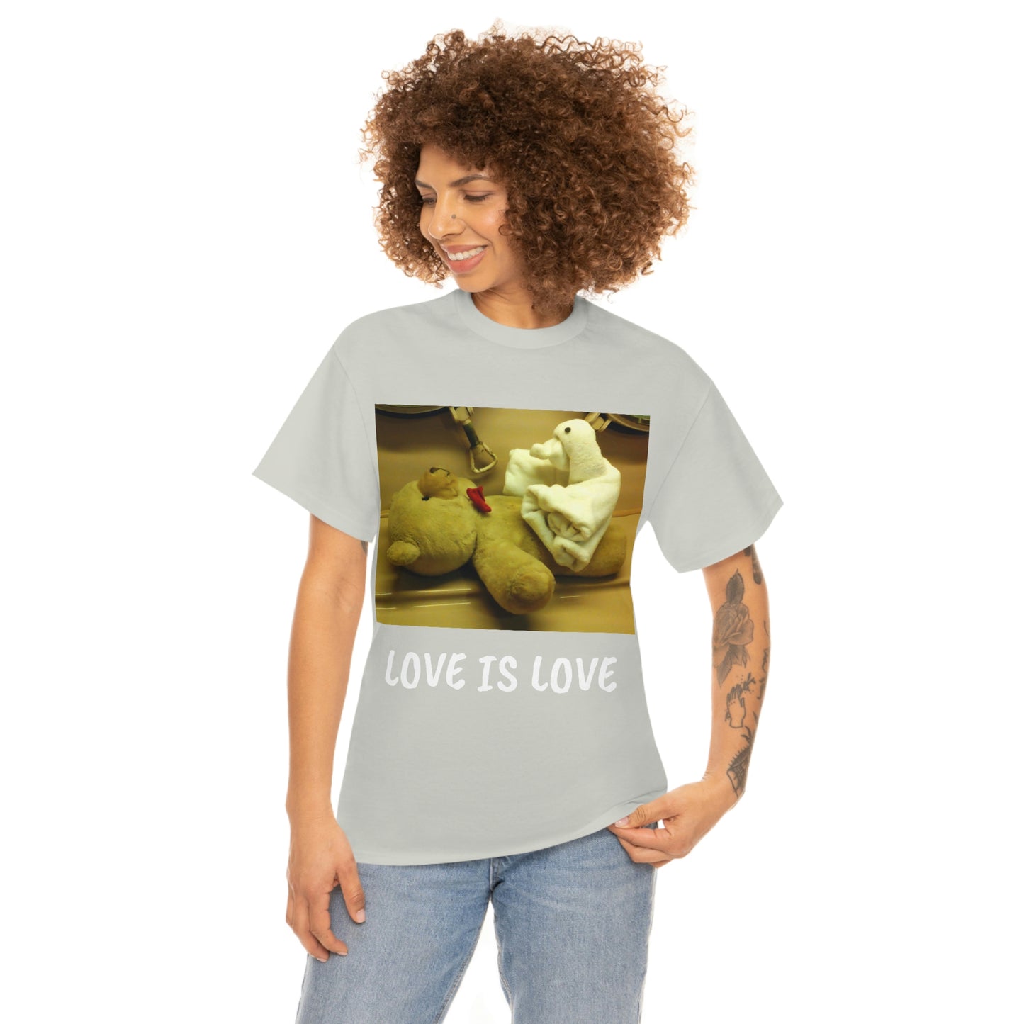LOVE IS LOVE Unisex Heavy Cotton Tee
