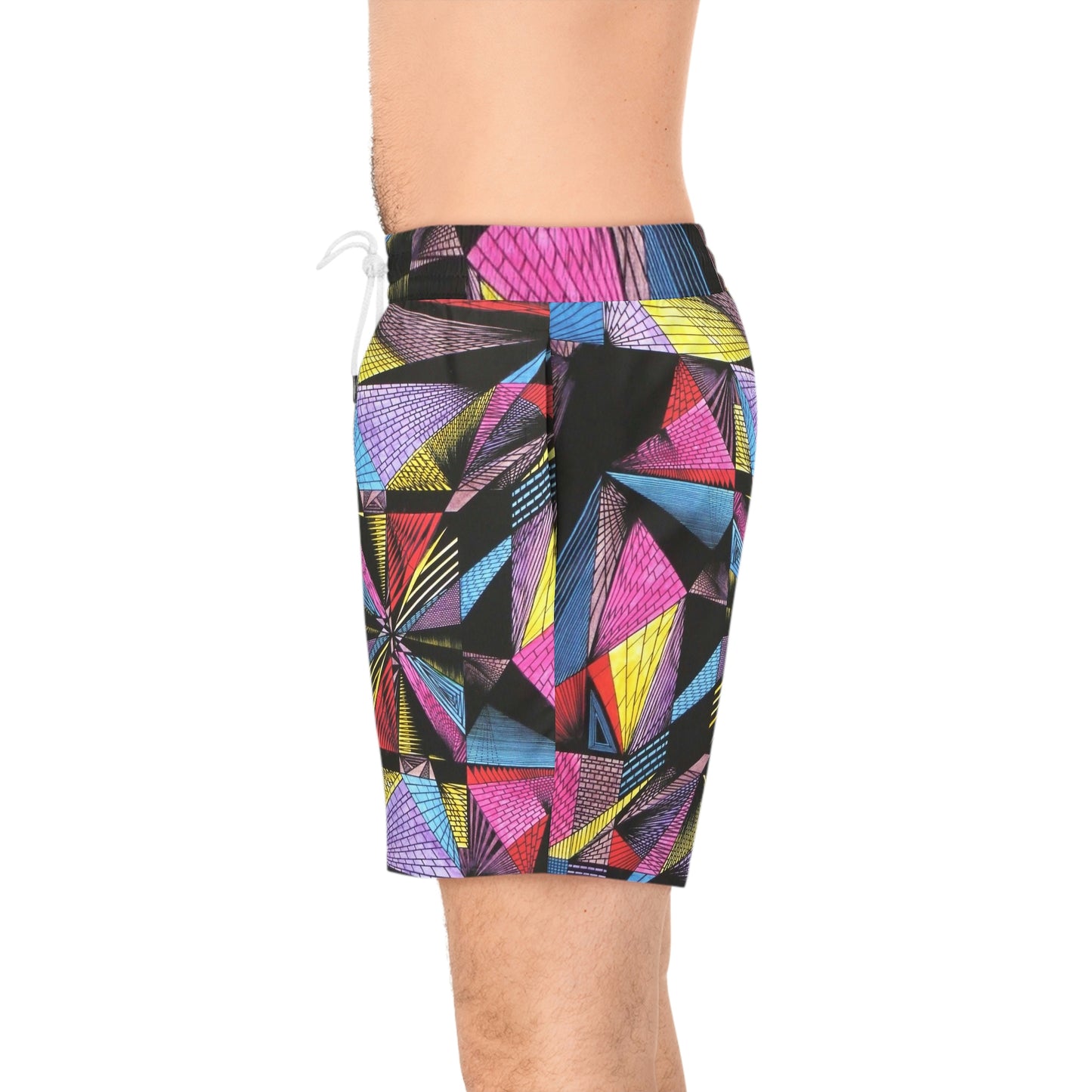 EDIFACE Men's Mid-Length Swim Shorts (AOP)