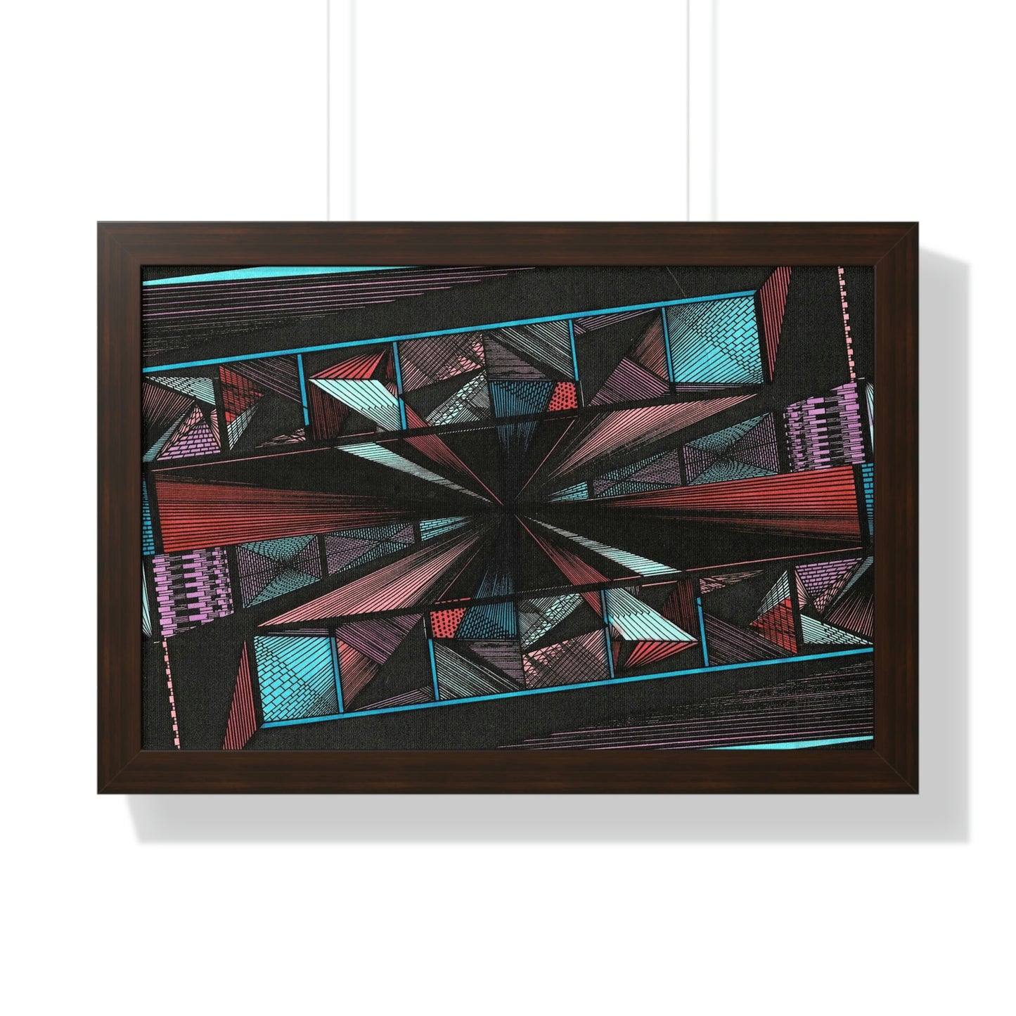 DUO MEGALOPOLIS Framed Horizontal Poster