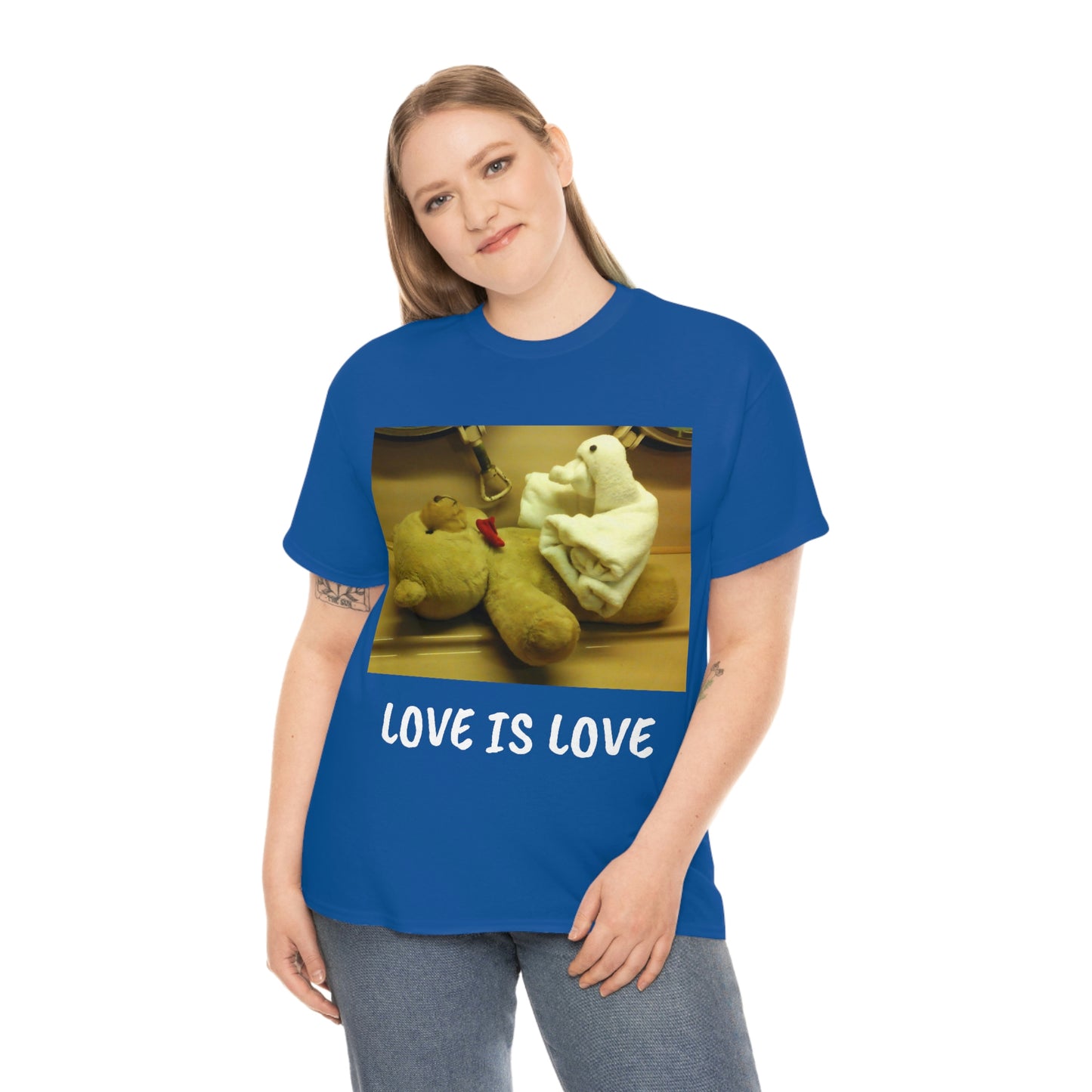 LOVE IS LOVE Unisex Heavy Cotton Tee