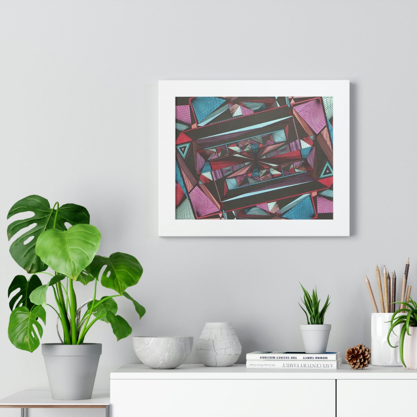 LIGHT DUO MEGALOPOLIS Framed Horizontal Poster