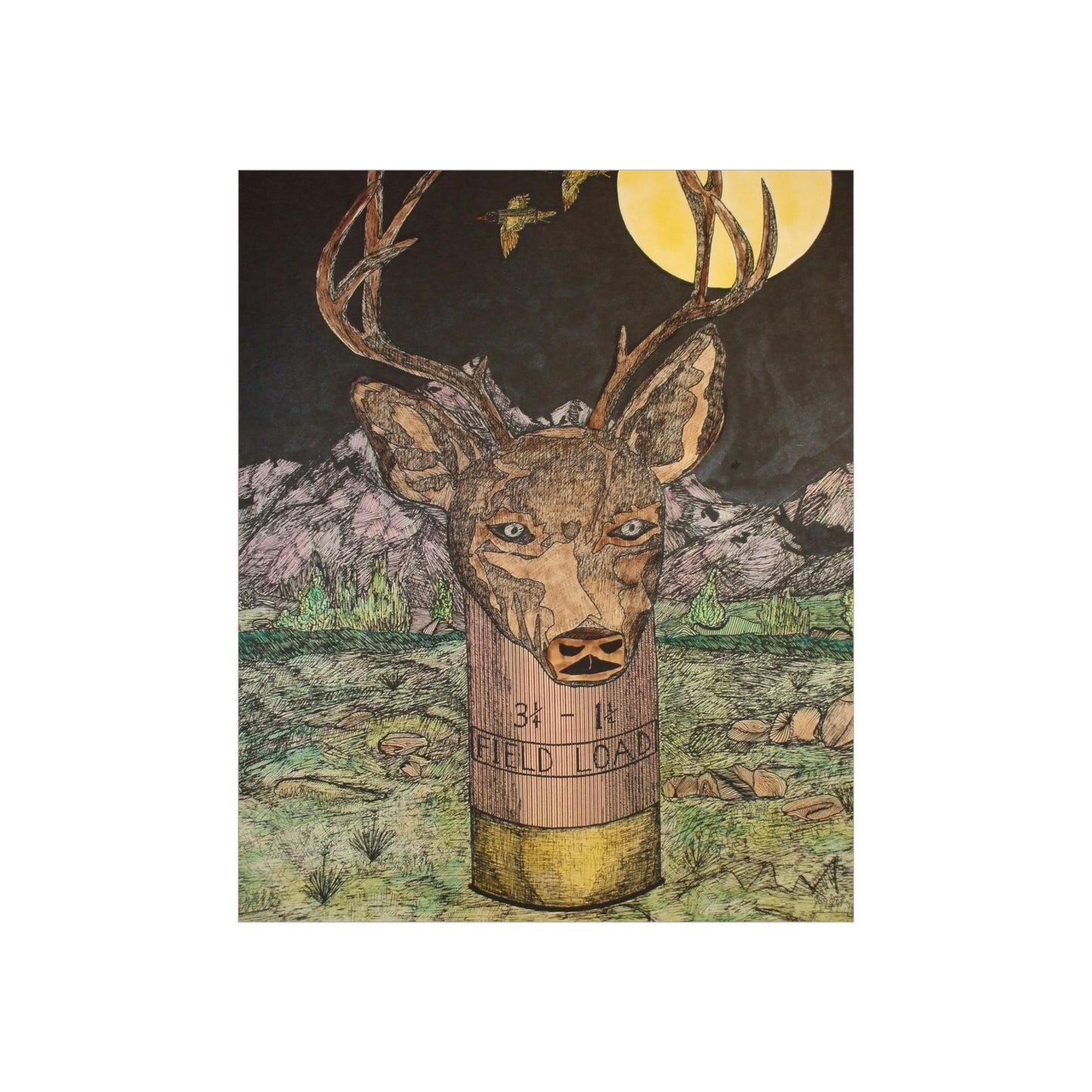 BUCKSHOT Premium Matte Vertical Posters
