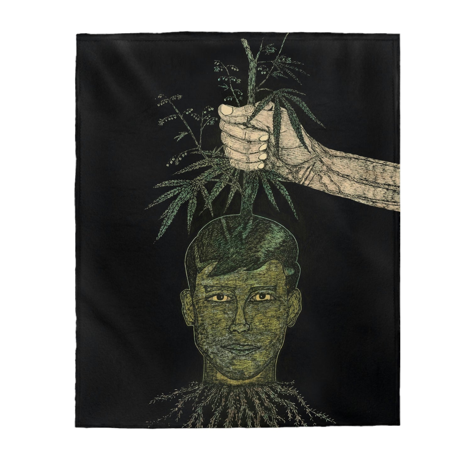 POTHEAD Velveteen Plush Blanket
