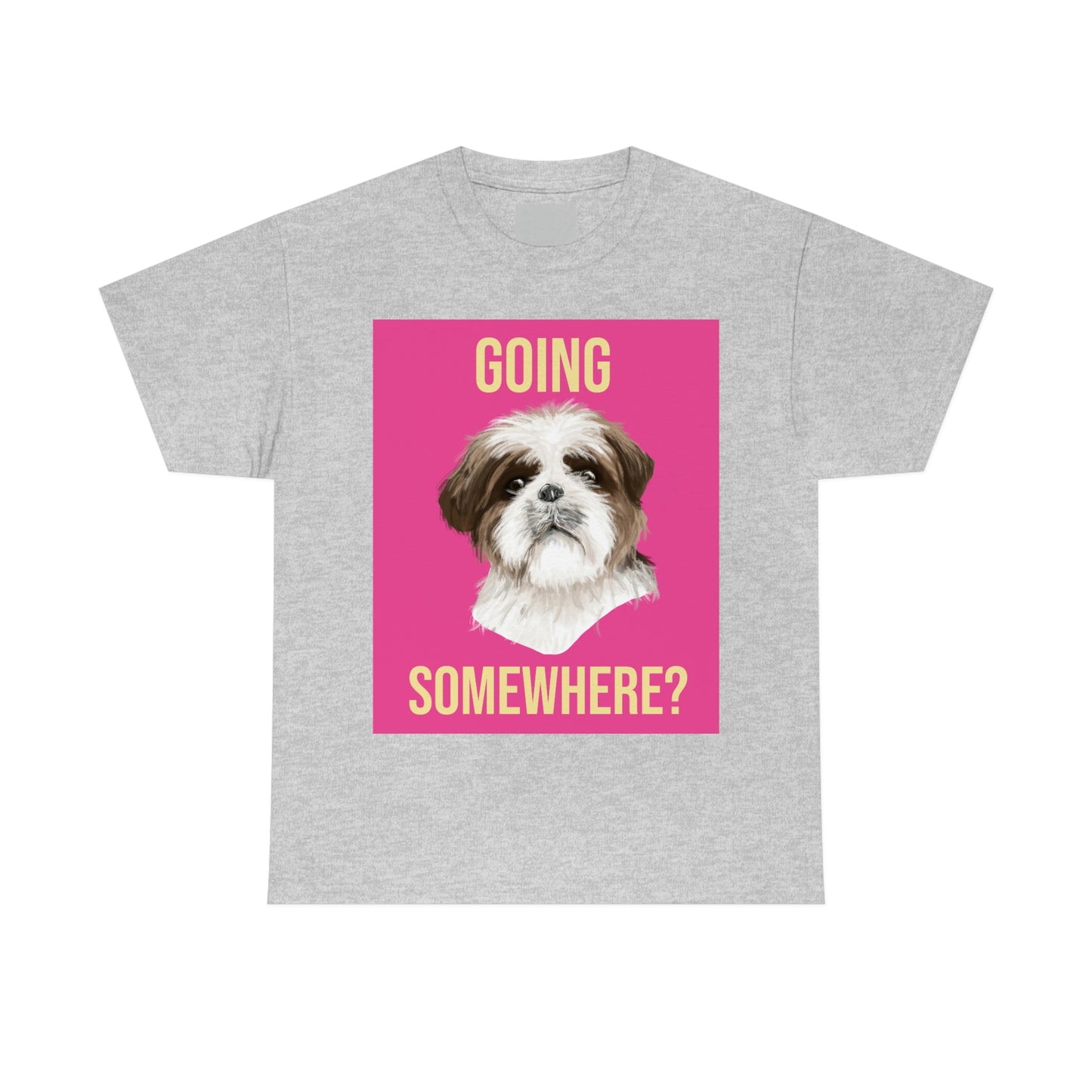 GOING SOMEWHERE? Unisex Heavy Cotton Tee