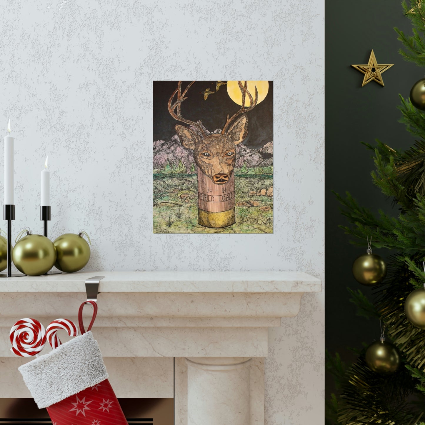 BUCKSHOT Premium Matte Vertical Posters