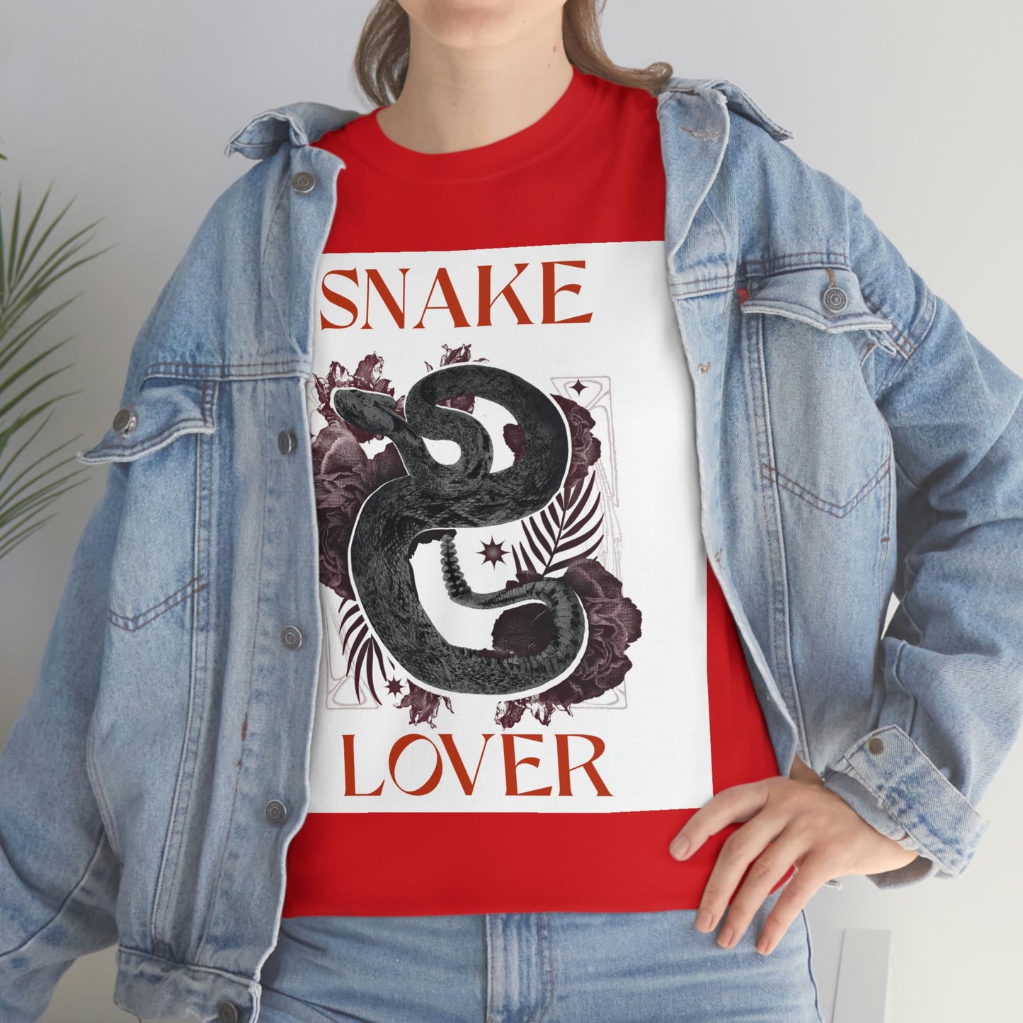 SNAKE LOVER Unisex Heavy Cotton Tee