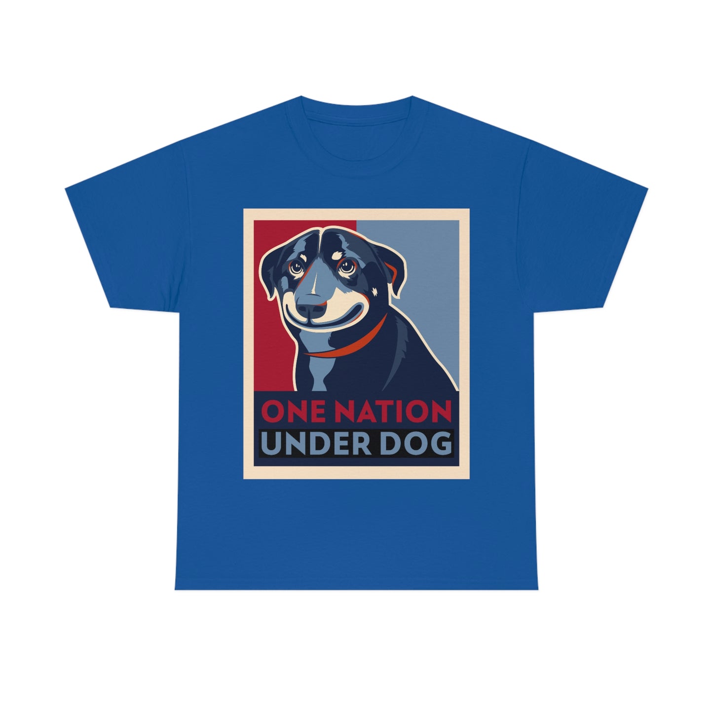 ONE NATION UNDER DOG Unisex Heavy Cotton Tee