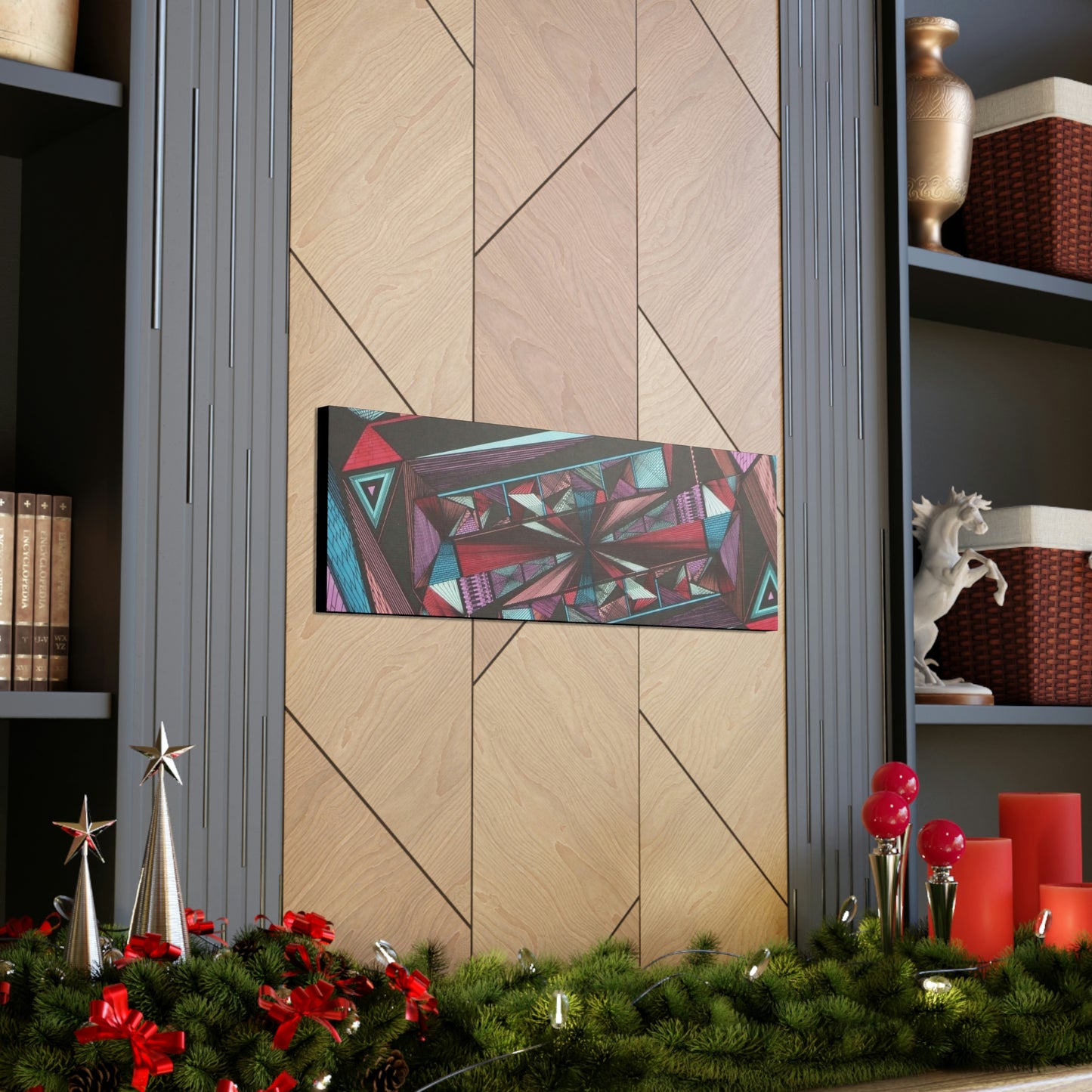 LIGHT DUO MEGALOPOLIS Canvas Gallery Wraps