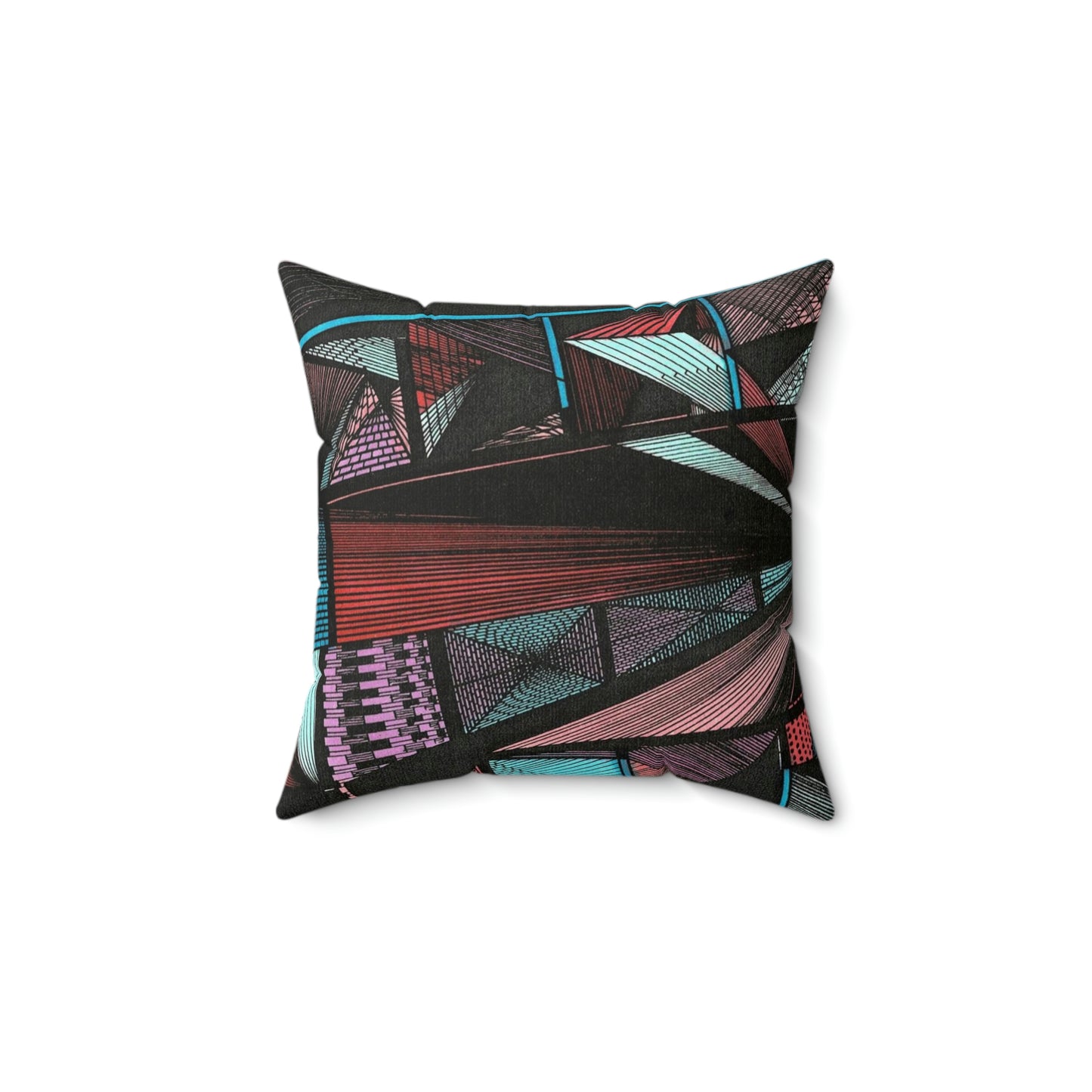 DUO MEGALOPOLIS Spun Polyester Square Pillow
