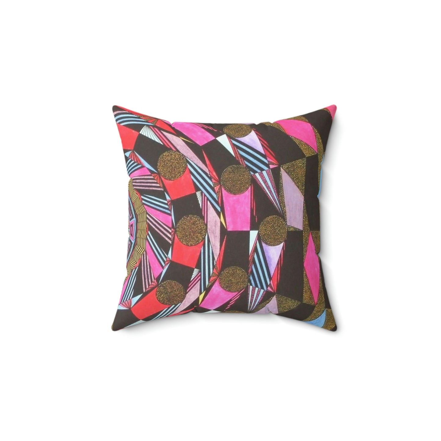 ABSTRACT COLONNADE Spun Polyester Square Pillow