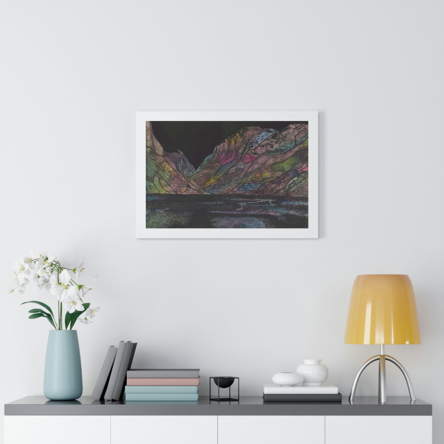 LAKE GUDVAGAN Framed Horizontal Poster