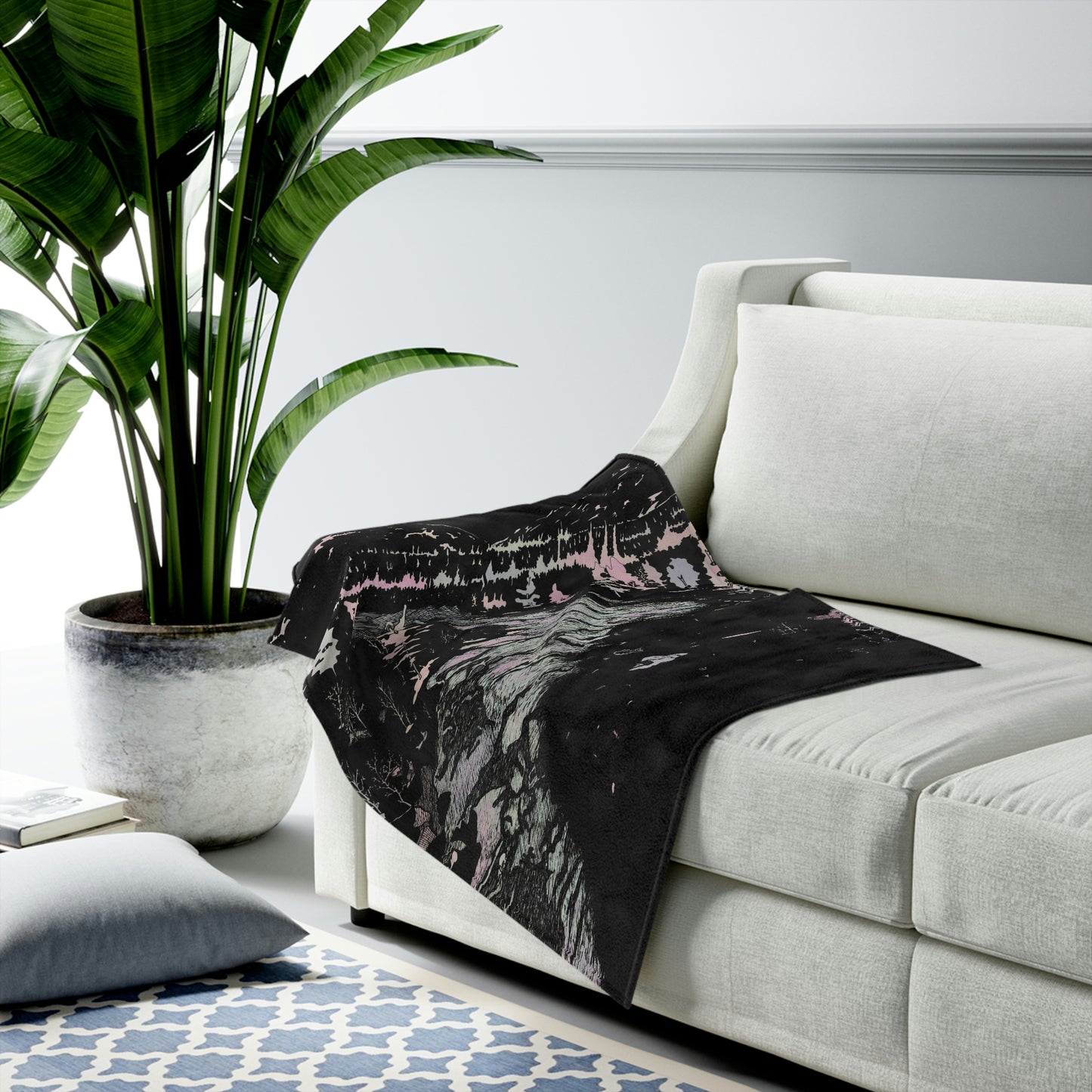 WONDERLUST Velveteen Plush Blanket