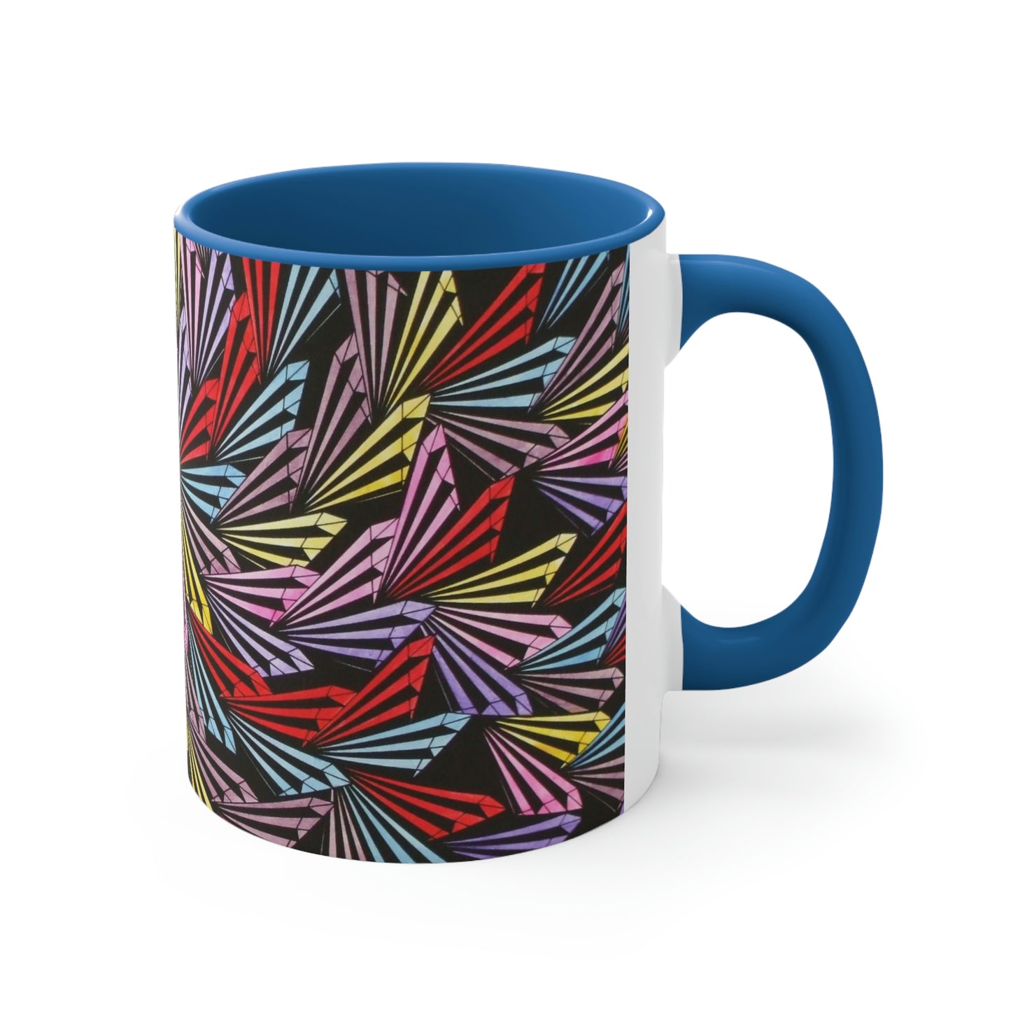 PINWHEEL Accent Coffee Mug, 11oz