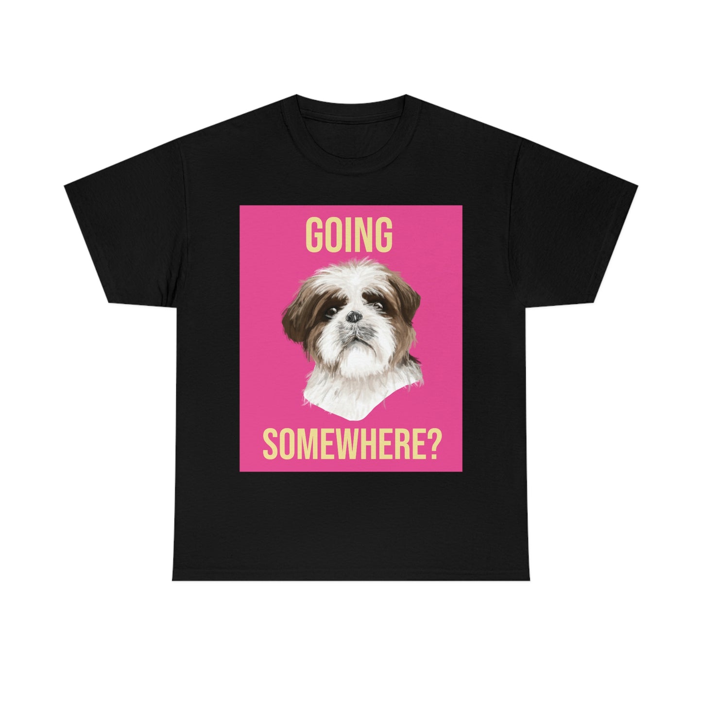 GOING SOMEWHERE? Unisex Heavy Cotton Tee