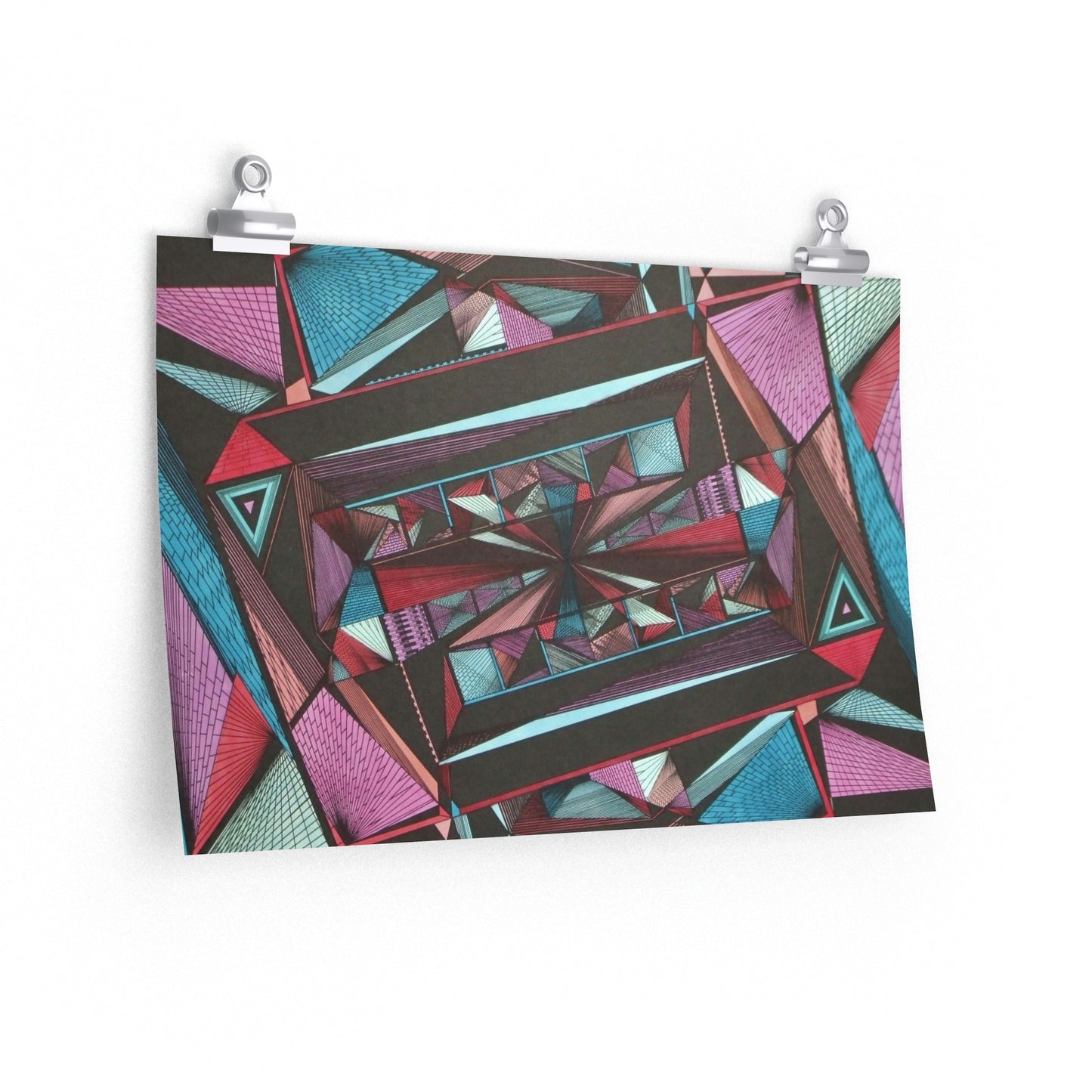 LIGHT DUO MEGALOPOLIS Premium Matte horizontal posters