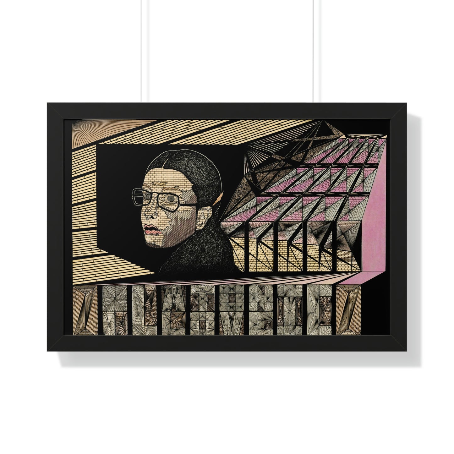 PLATONIC LOVE Framed Horizontal Poster