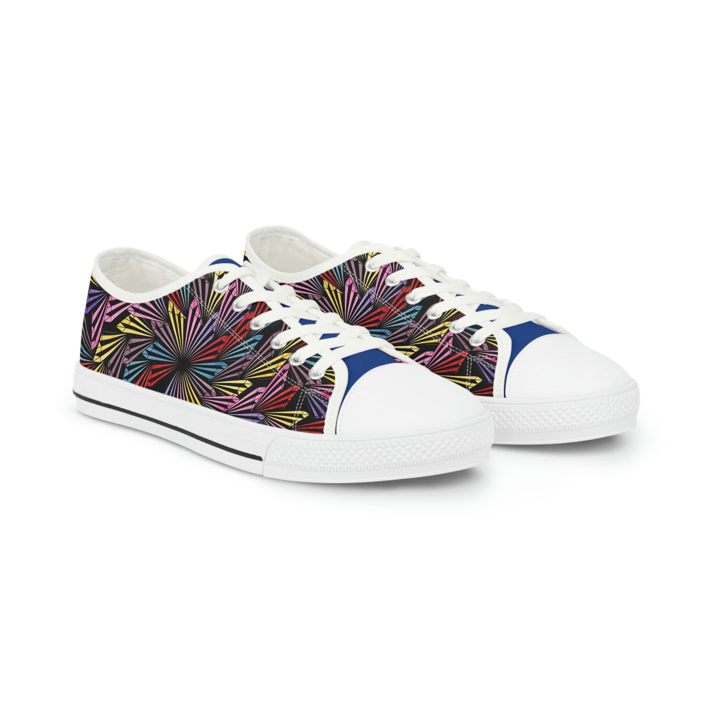 PINWHEEL (BLUE) Men's Low Top Sneakers