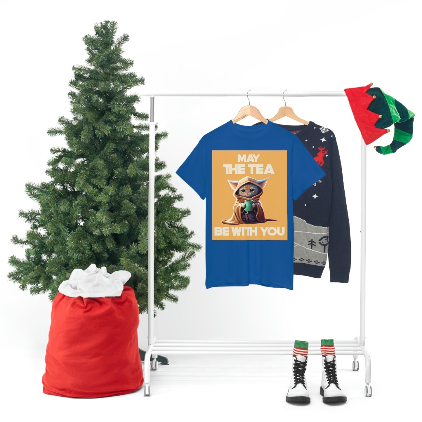 MAY THE TEA BE WITH YOU Unisex Heavy Cotton Tee