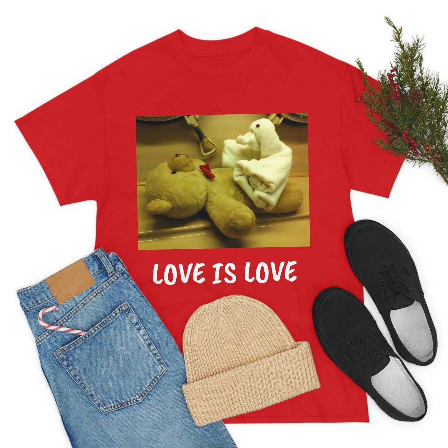 LOVE IS LOVE Unisex Heavy Cotton Tee