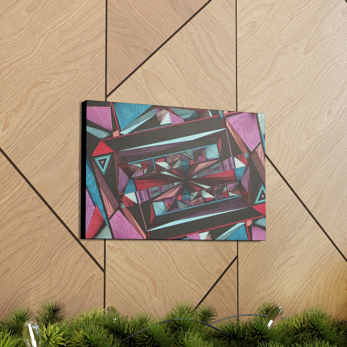 LIGHT DUO MEGALOPOLIS Canvas Gallery Wraps