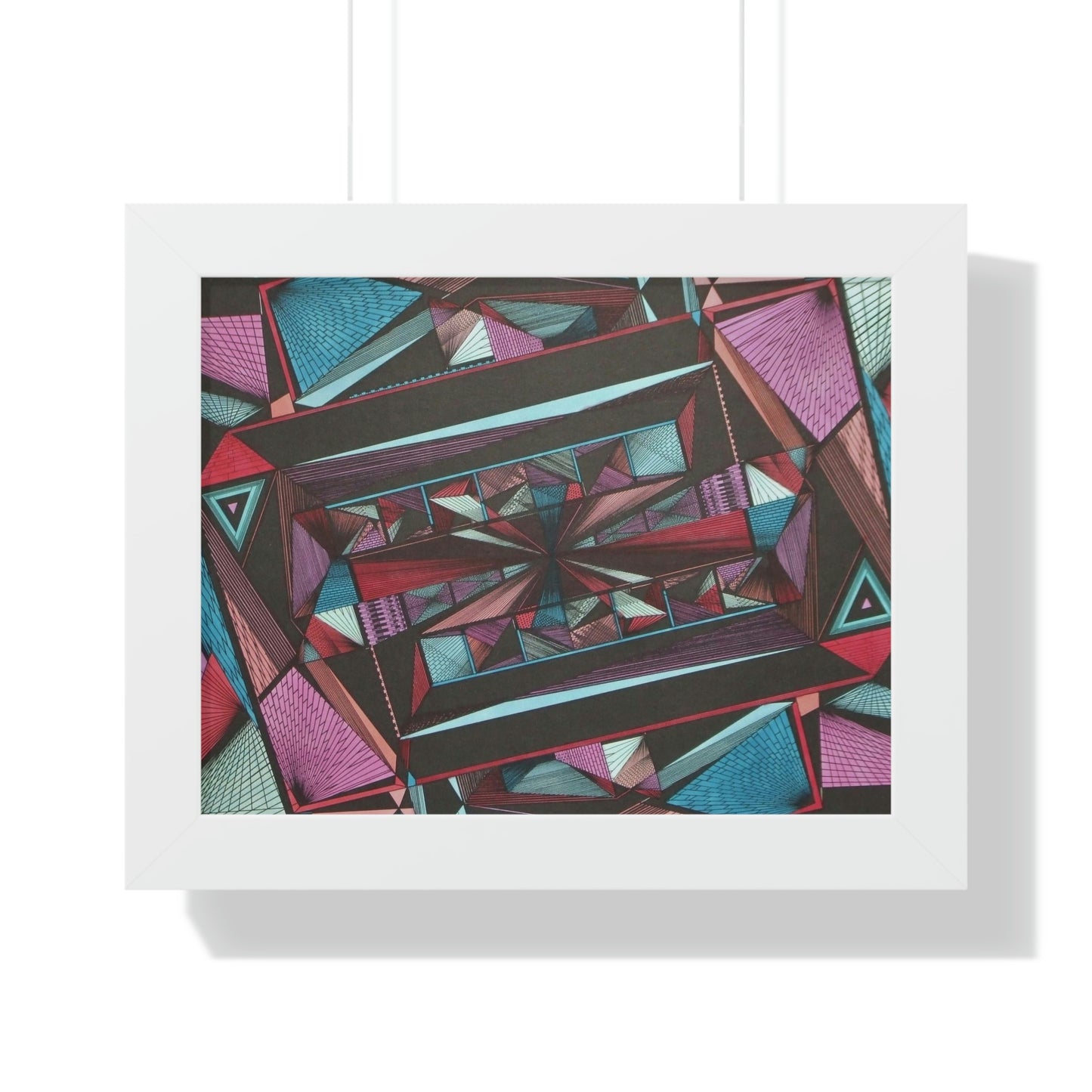 LIGHT DUO MEGALOPOLIS Framed Horizontal Poster