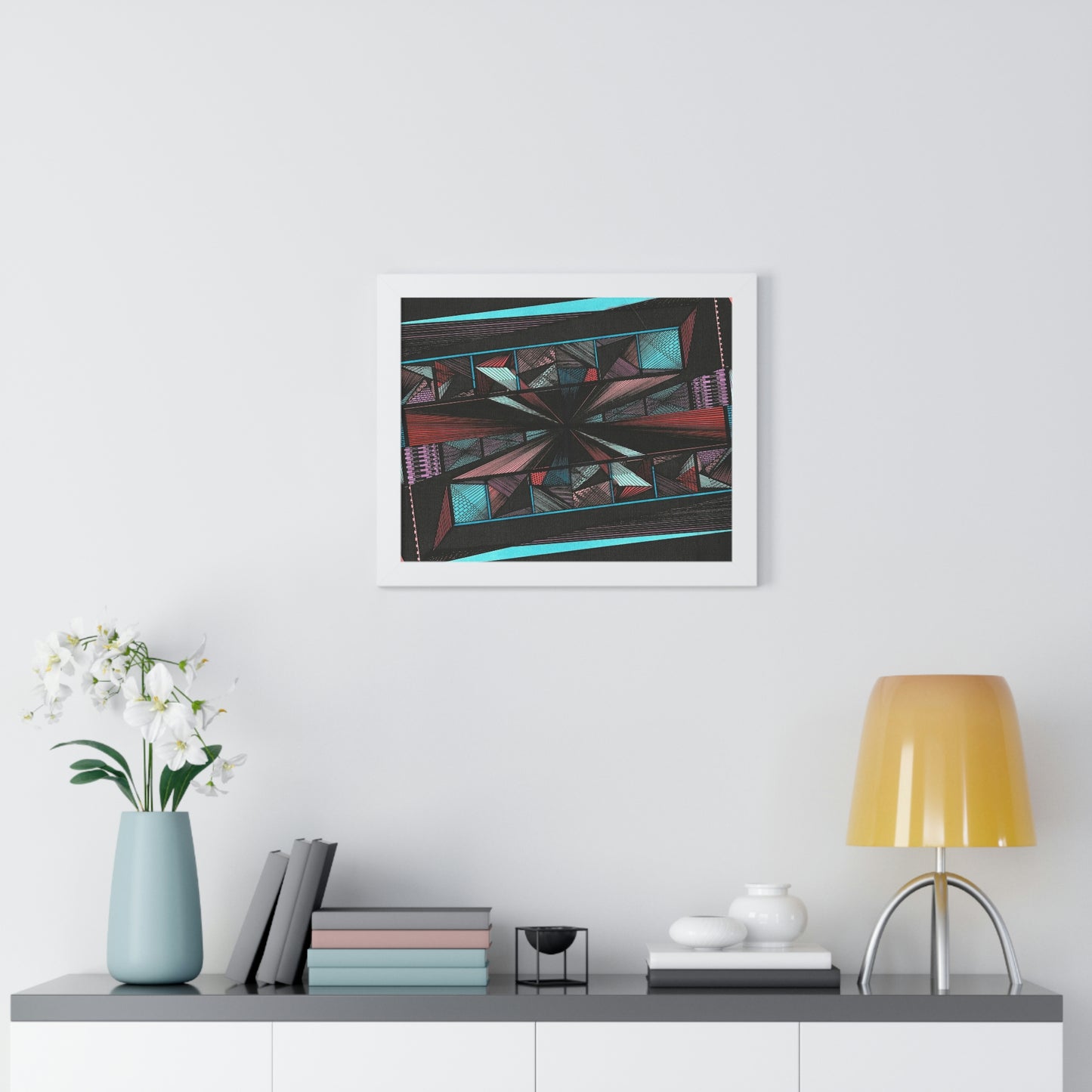 DUO MEGALOPOLIS Framed Horizontal Poster