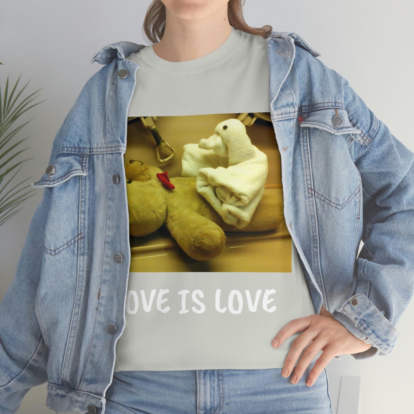 LOVE IS LOVE Unisex Heavy Cotton Tee