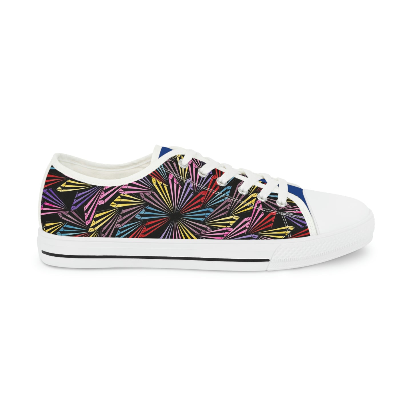 PINWHEEL (BLUE) Men's Low Top Sneakers