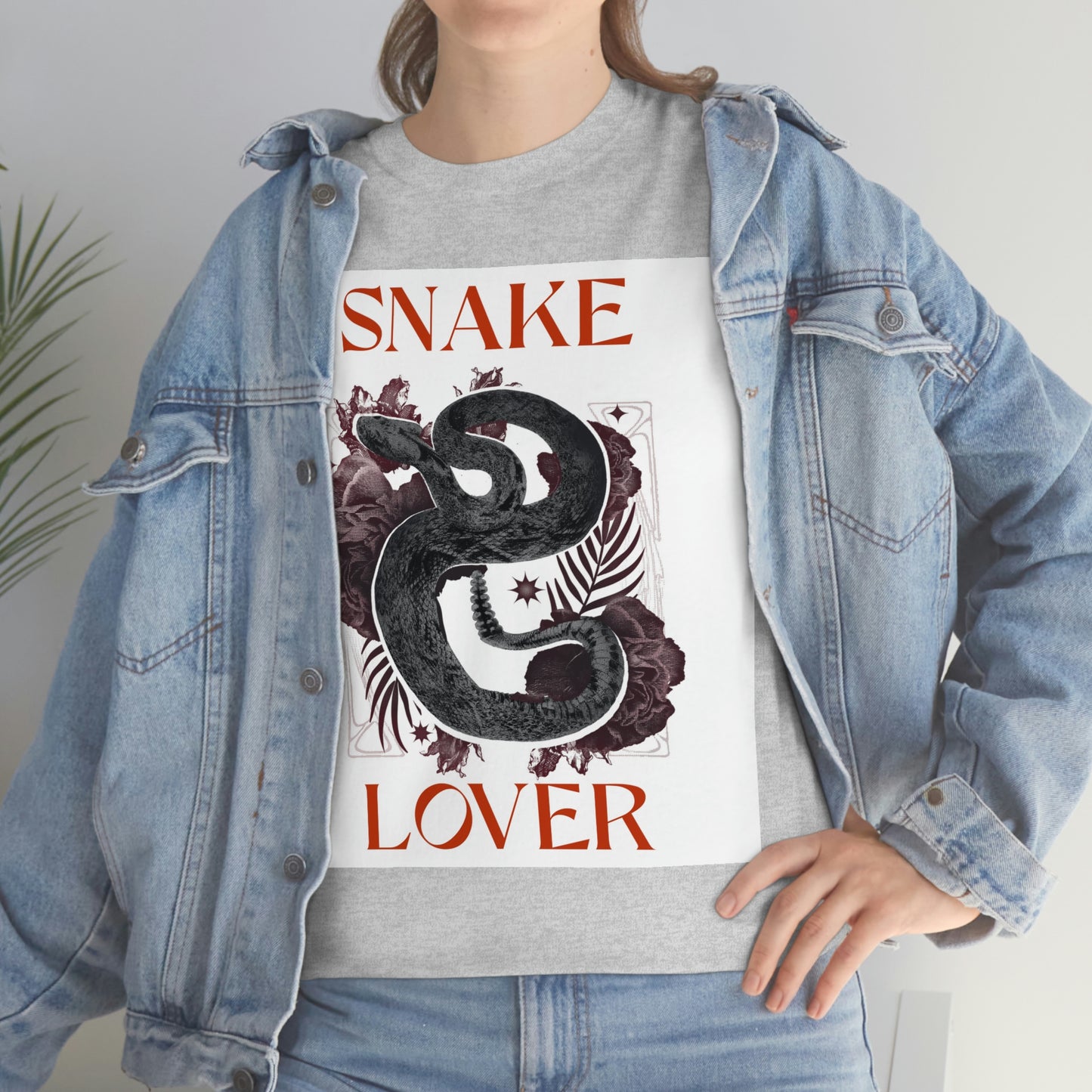 SNAKE LOVER Unisex Heavy Cotton Tee