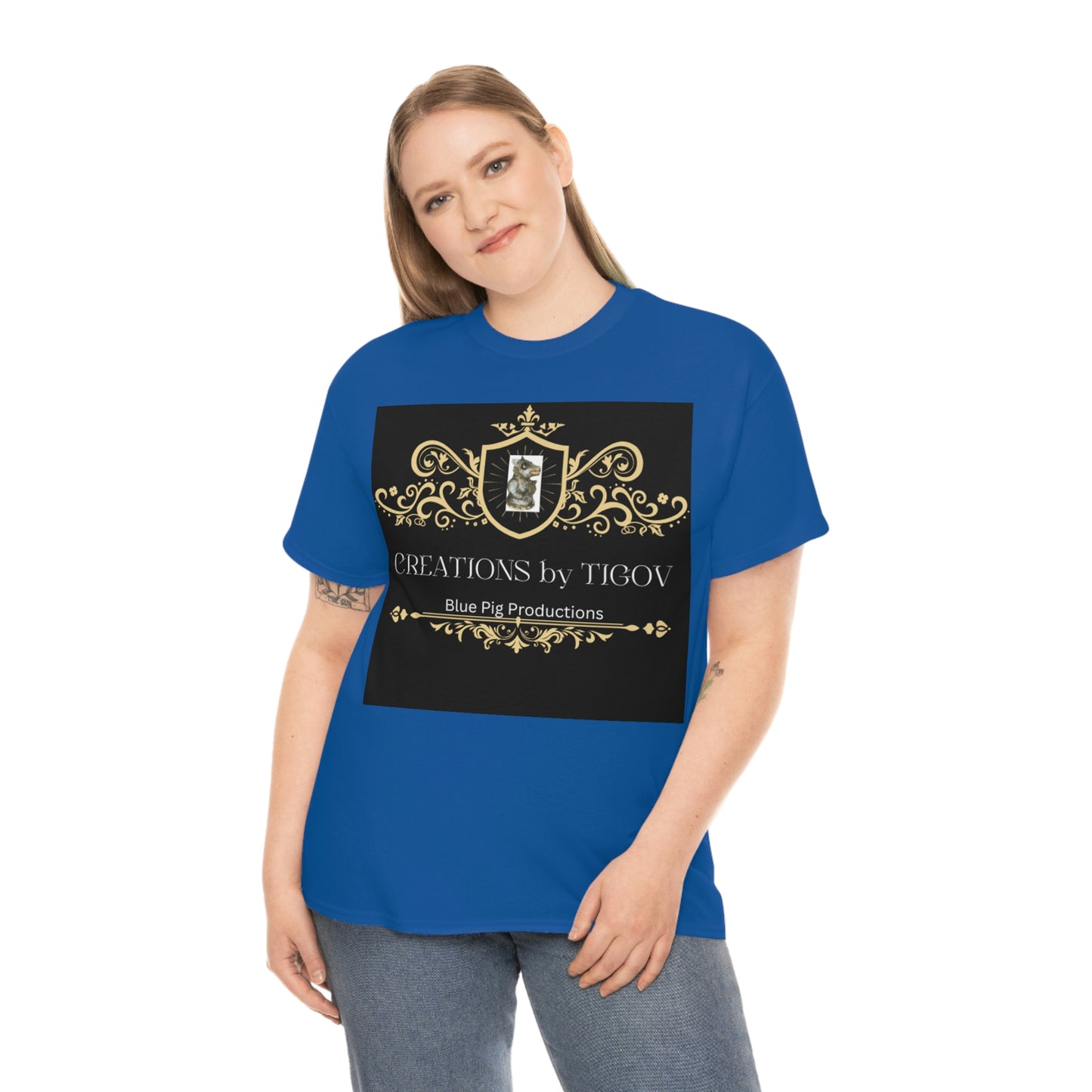 CREATIONS BY TIGOV Unisex Heavy Cotton Tee